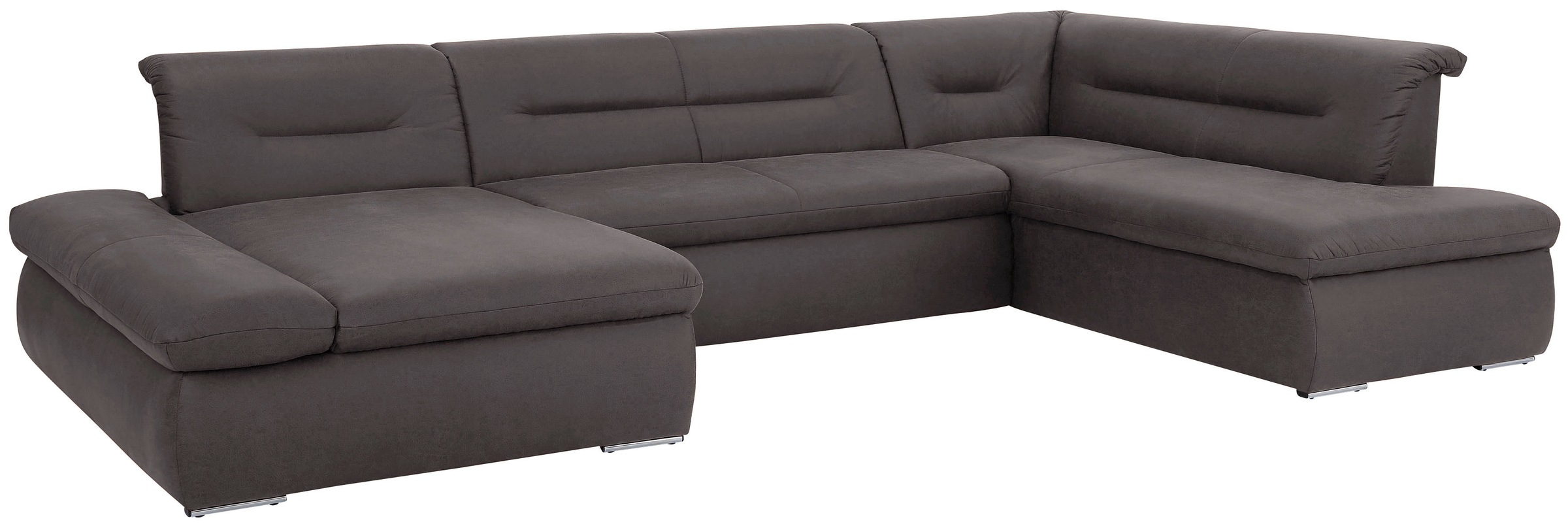 Home affaire Wohnlandschaft »Avesa U-Form« Wahlweise mit Armteilverstellung günstig online kaufen