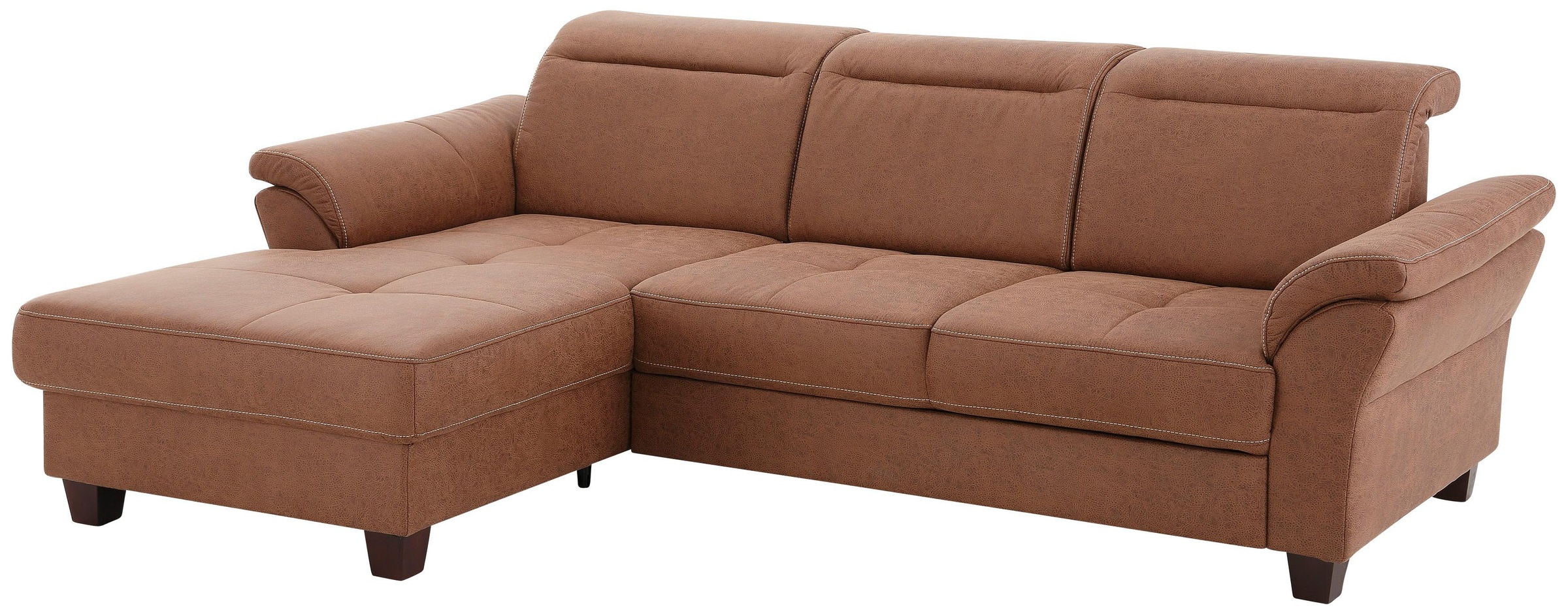 Home affaire Ecksofa »Solvei L-Form« mit Recamierenabschluß und Sitztiefenv günstig online kaufen