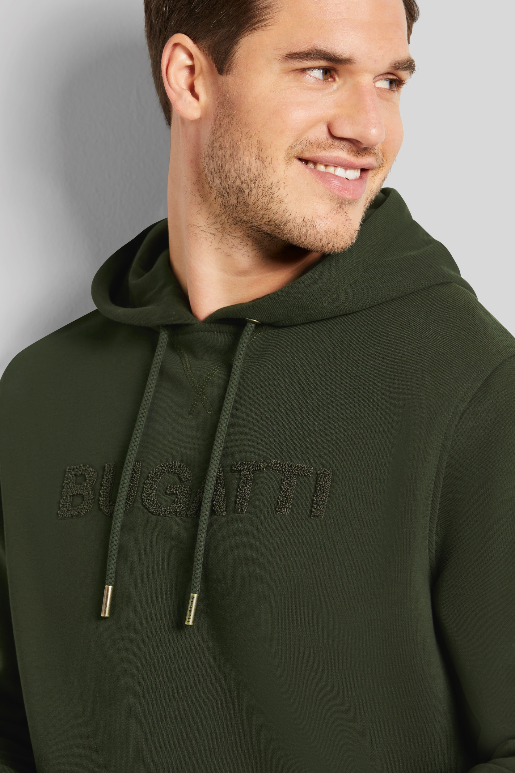bugatti Sweatshirt, mit Logo-Print