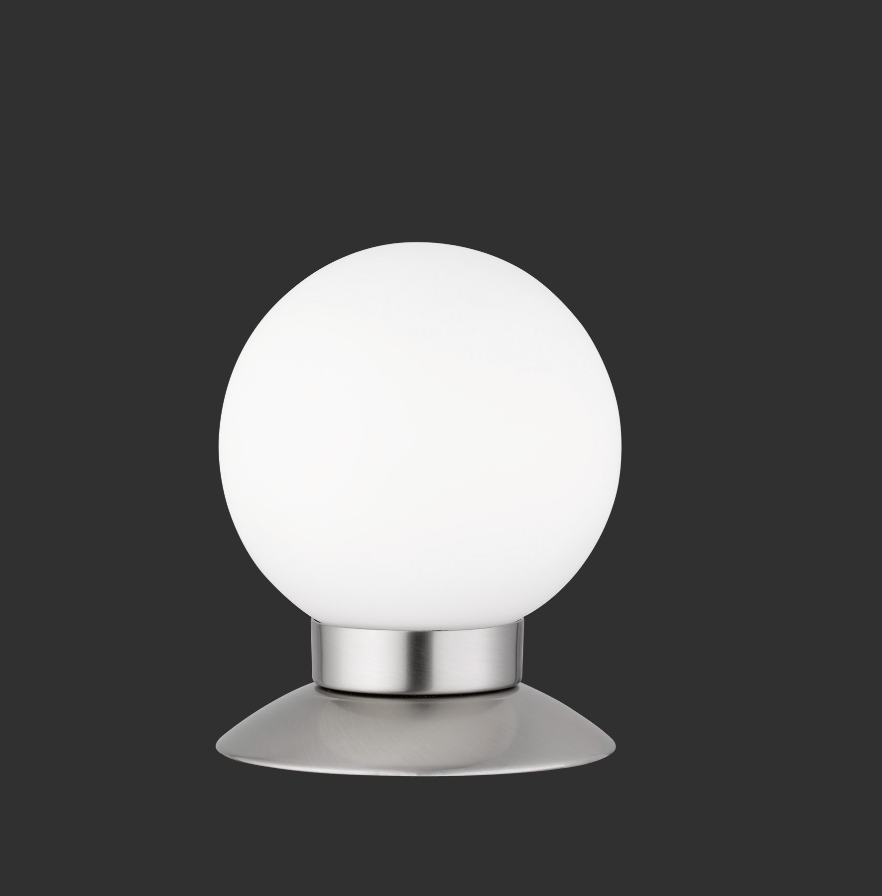 REALITY Leuchten LED Tischleuchte »Princess«, 1 flammig, Leuchtmittel LED-Board | LED fest integriert, Kugelförmige Glas-Tischlampe mit 4 fach TOUCH-Dimmer