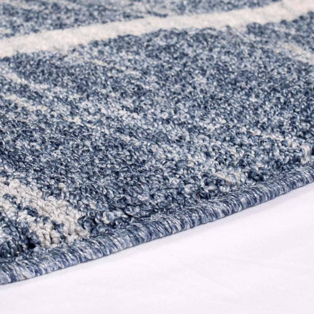Carpet City Teppich »Art 2646«, rund, 7 mm Höhe, Kurzflor, Rauten-Optik, ideal für Flur & Diele