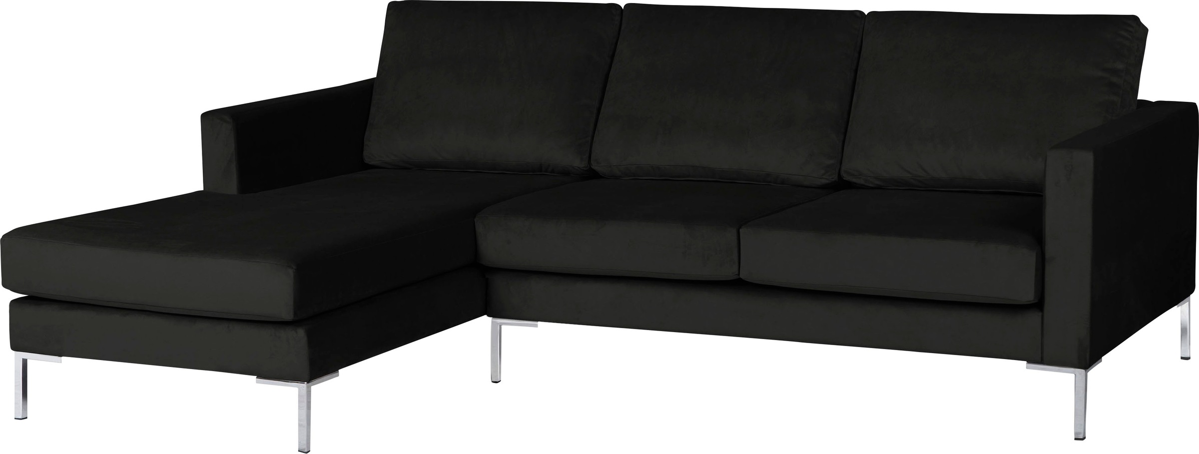 Alte Gerberei Ecksofa »Velina, L-Form«, mit Metall-Winkelfüßen, Breite 209 cm