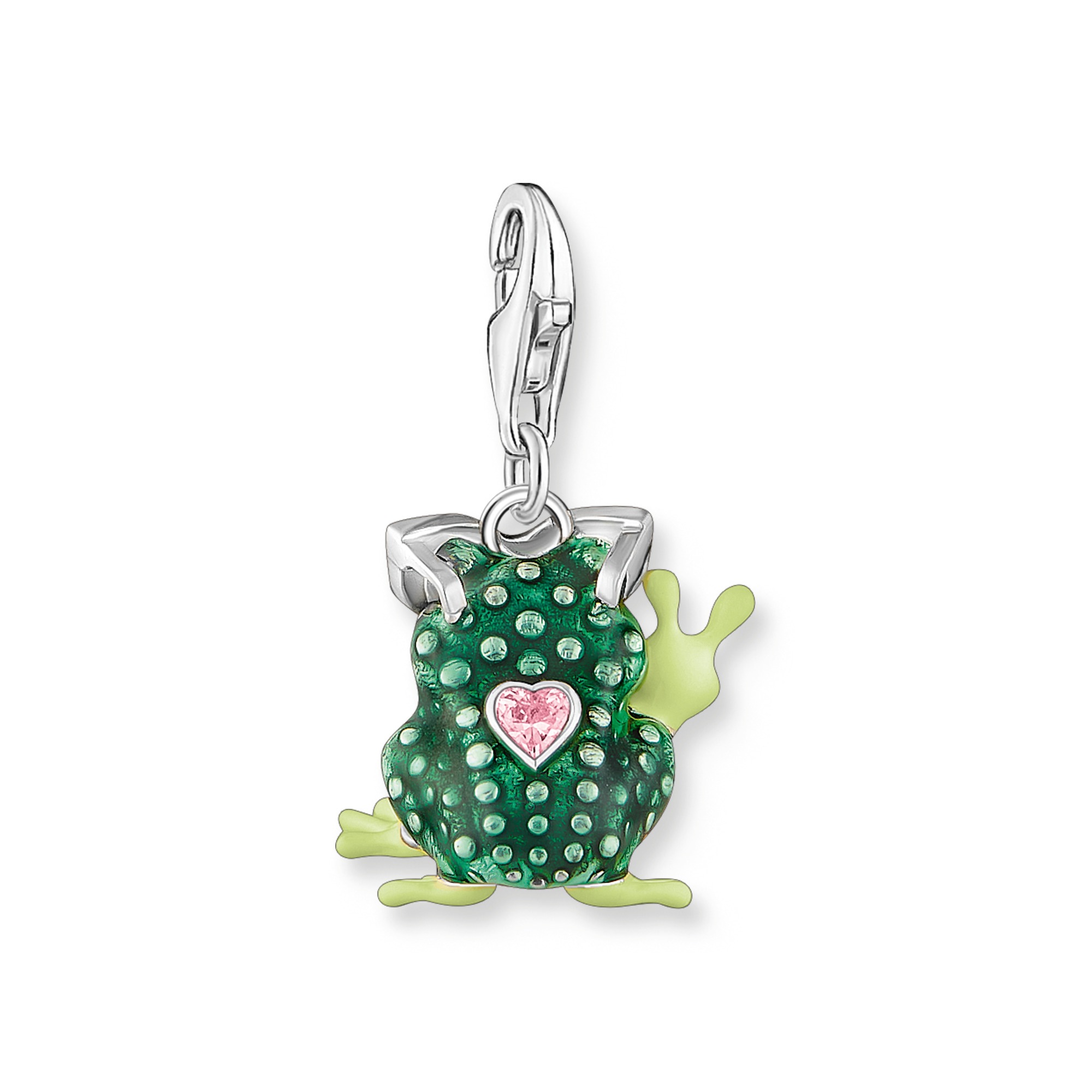 THOMAS SABO Charm-Einhänger »Frosch-Optik mit Sonnenbrille bunt, 2215-691-7«, mit Zirkonia (synth.)