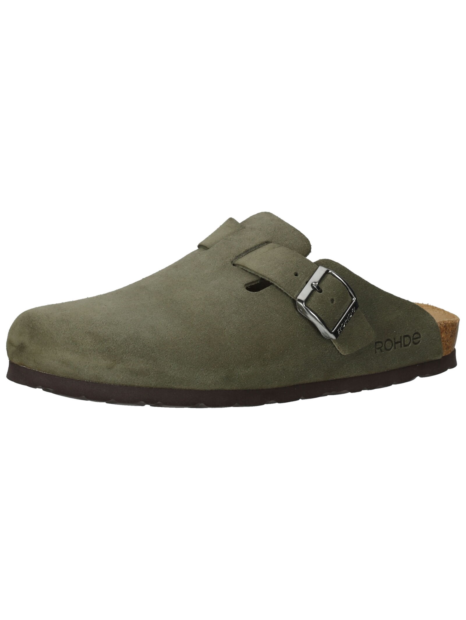 ROHDE Hausschuh »Hausschuhe Leder« Olive 39 39 Verschluss: Schlupfschuh