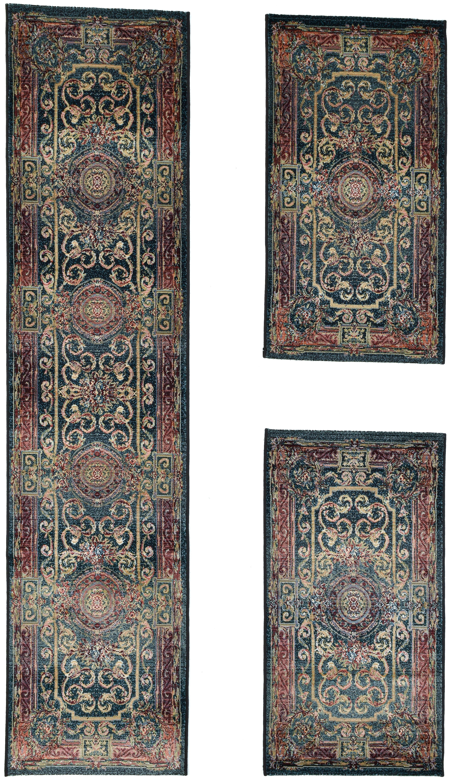 THEKO Bettumrandung »Gabiro 856« Höhe 10 mm 3 Stk. tlg. Bettvorleger, Läufe günstig online kaufen