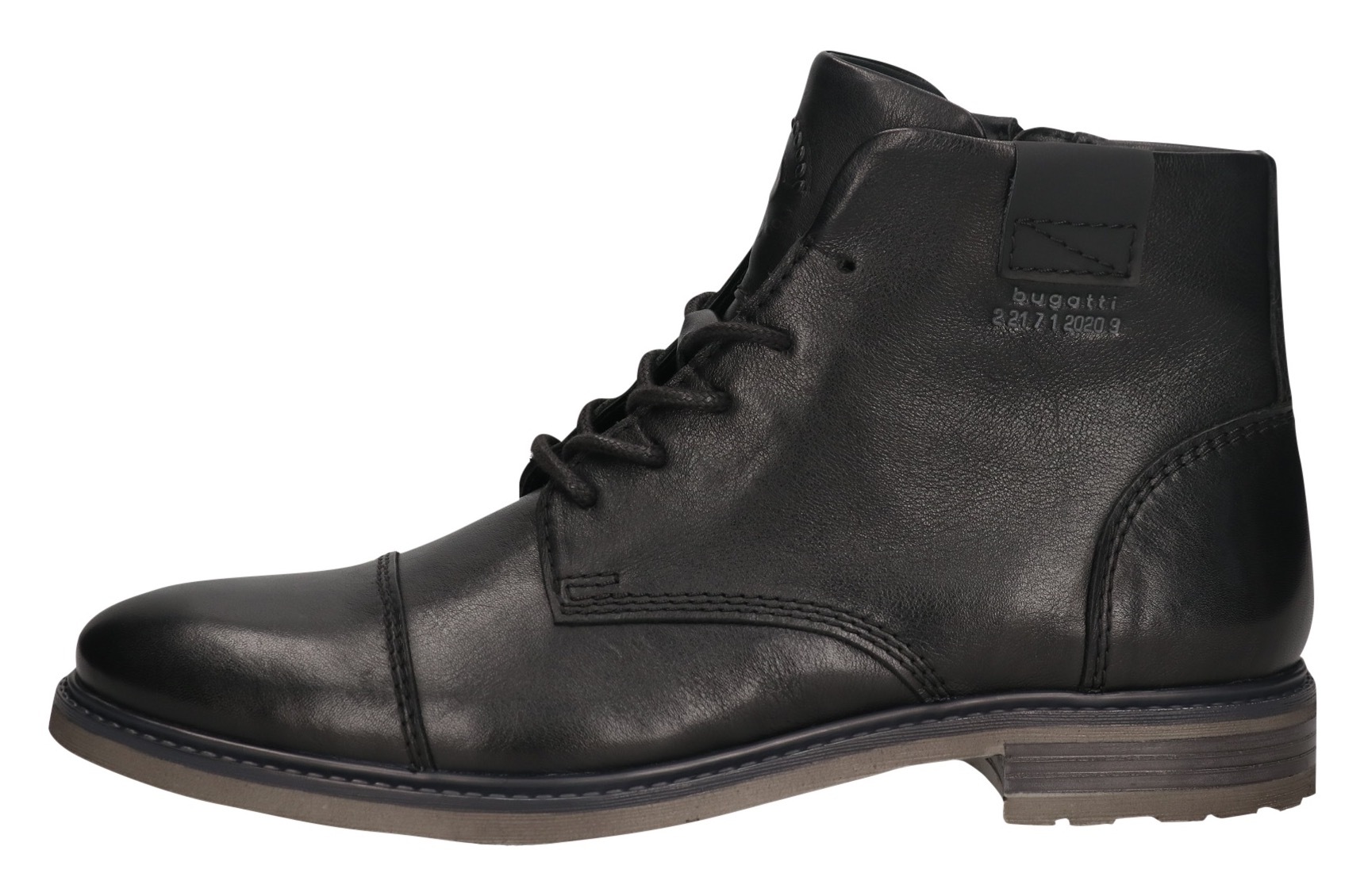 bugatti Schnürboots, Stiefel, Schnürstiefelette, Business-Boots mit Reißverschluss