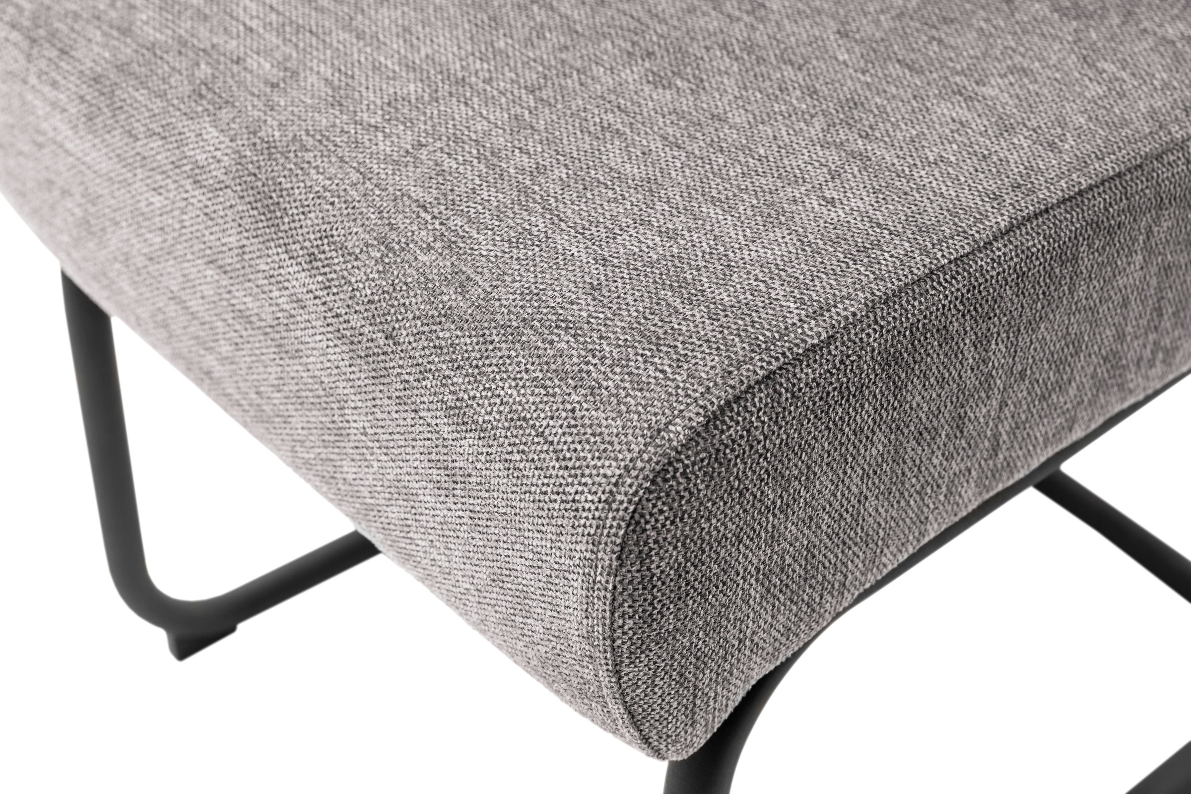 MCA furniture Esszimmerstuhl »AMERY«, Chenilleoptik, (2er-Set), Taschenfederkern, Belastbarkeit 150 kg, Sitzhöhe ca. 49 cm