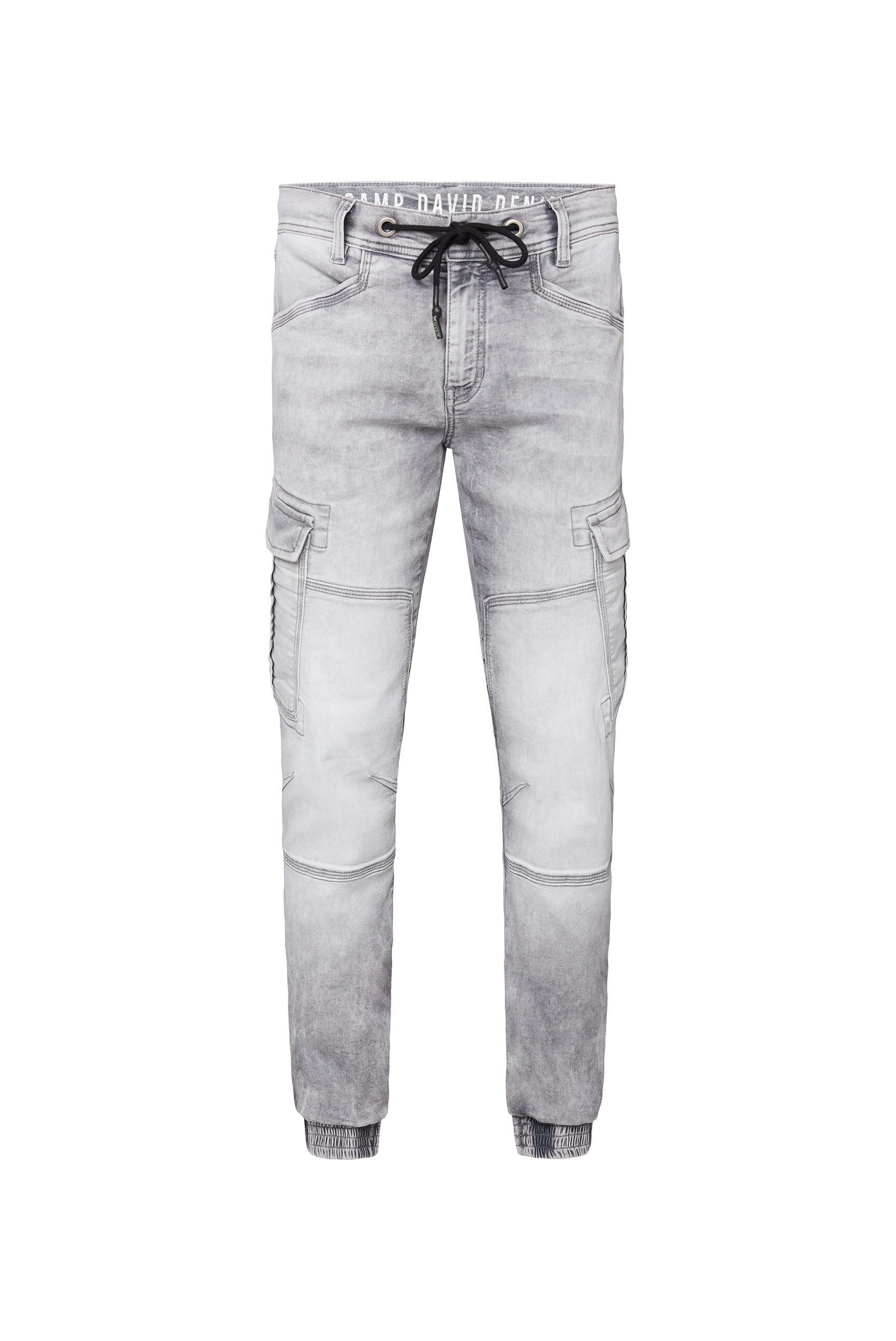 CAMP DAVID Regular-fit-Jeans, Beintaschen mit Druckknopfverschluss