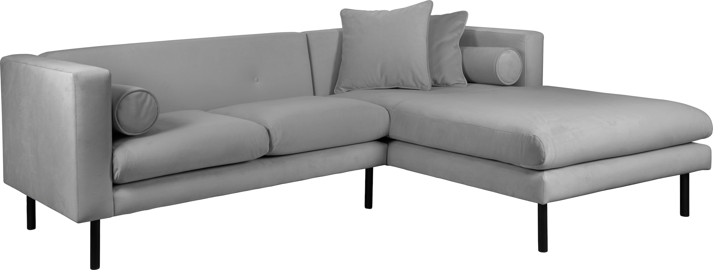 Guido Maria Kretschmer Home&Living Ecksofa »Lillibeth L-Form Designsofa, Maße B/T/H: 240/173/83 cm«, Zierkissen als Wendekissen, in Samtoptik oder Cord