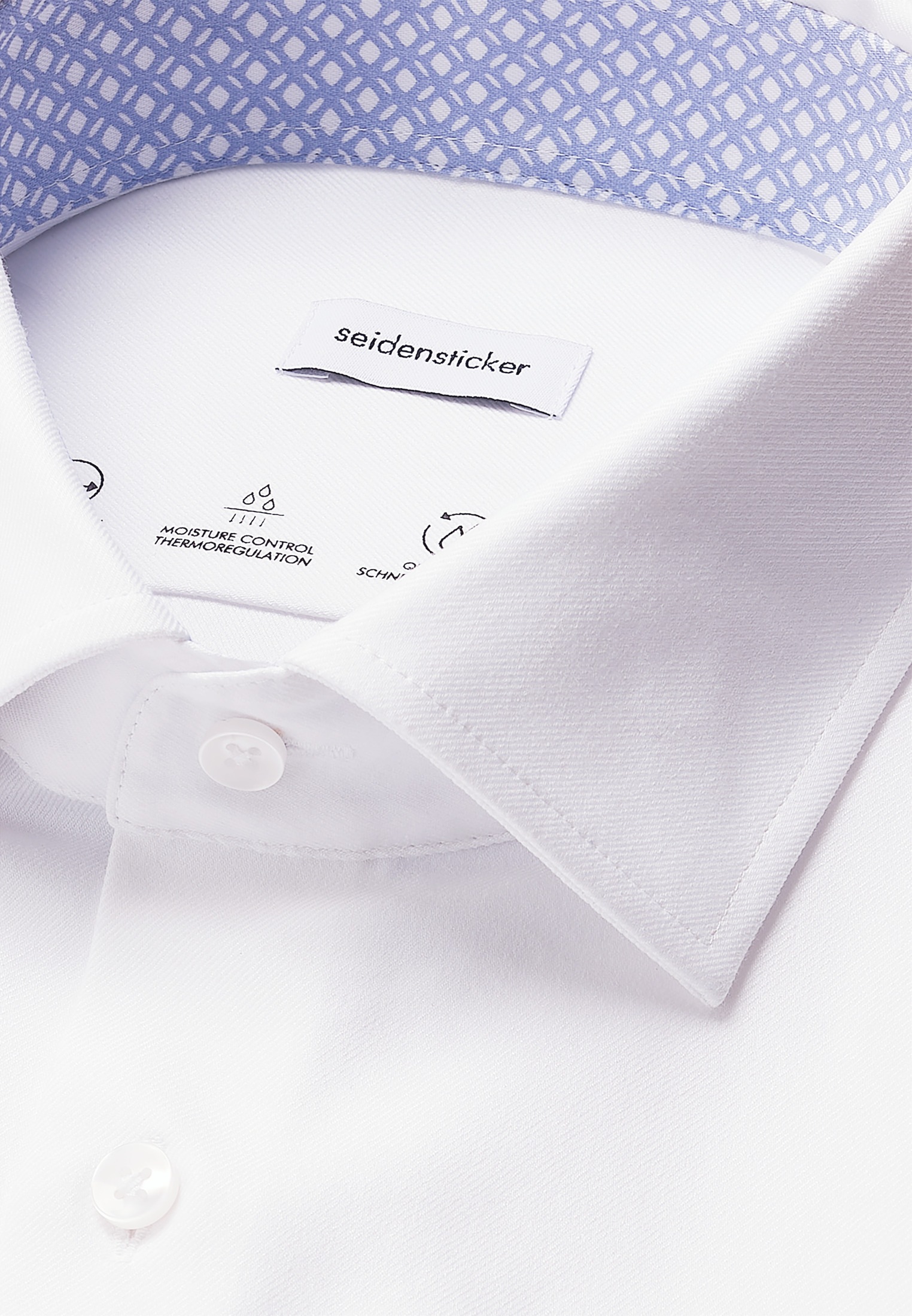 seidensticker Businesshemd »Schwarze Rose«, Slim 1/1 Kentkragen Uni