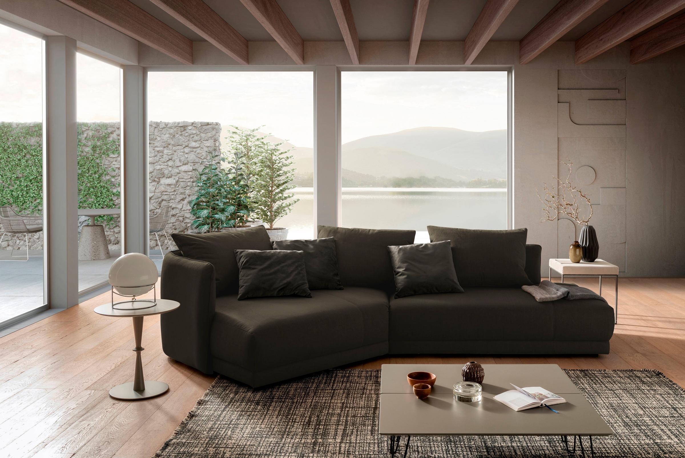 designwerk Ecksofa "New York L-Form, anmutendes Designsofa", mit moderner R günstig online kaufen