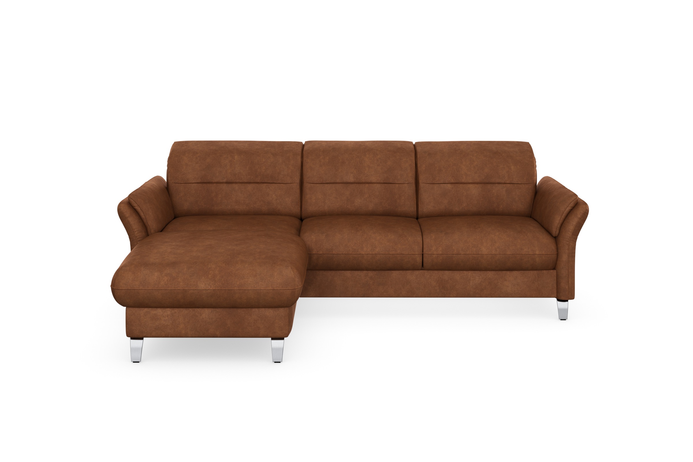 sit&more Ecksofa »Grenoble L-Form mit Federkern«, wahlweise mit Bettfunktio günstig online kaufen