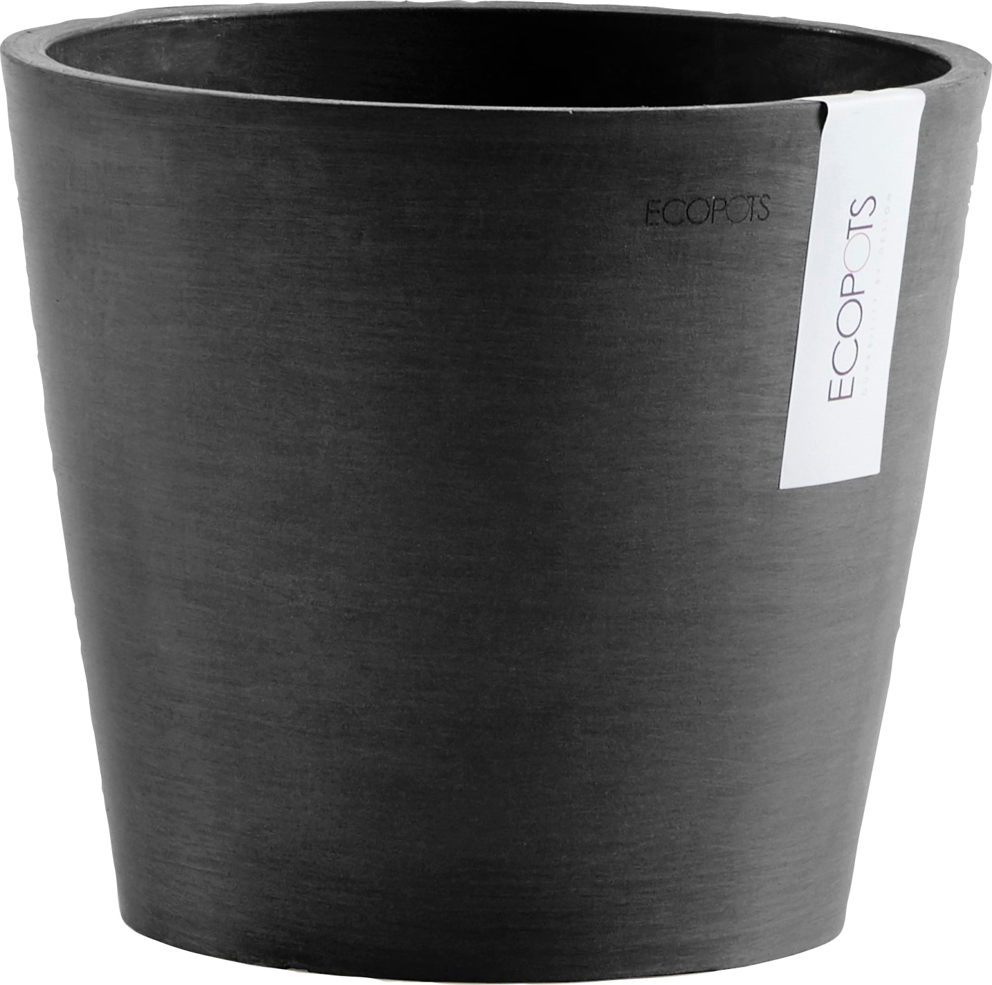 Blumentopf ECOPOTS BxTxH: Wasserreservoir »AMSTERDAM mit Dark kaufen 20x20x17,5 cm, online Grey«,