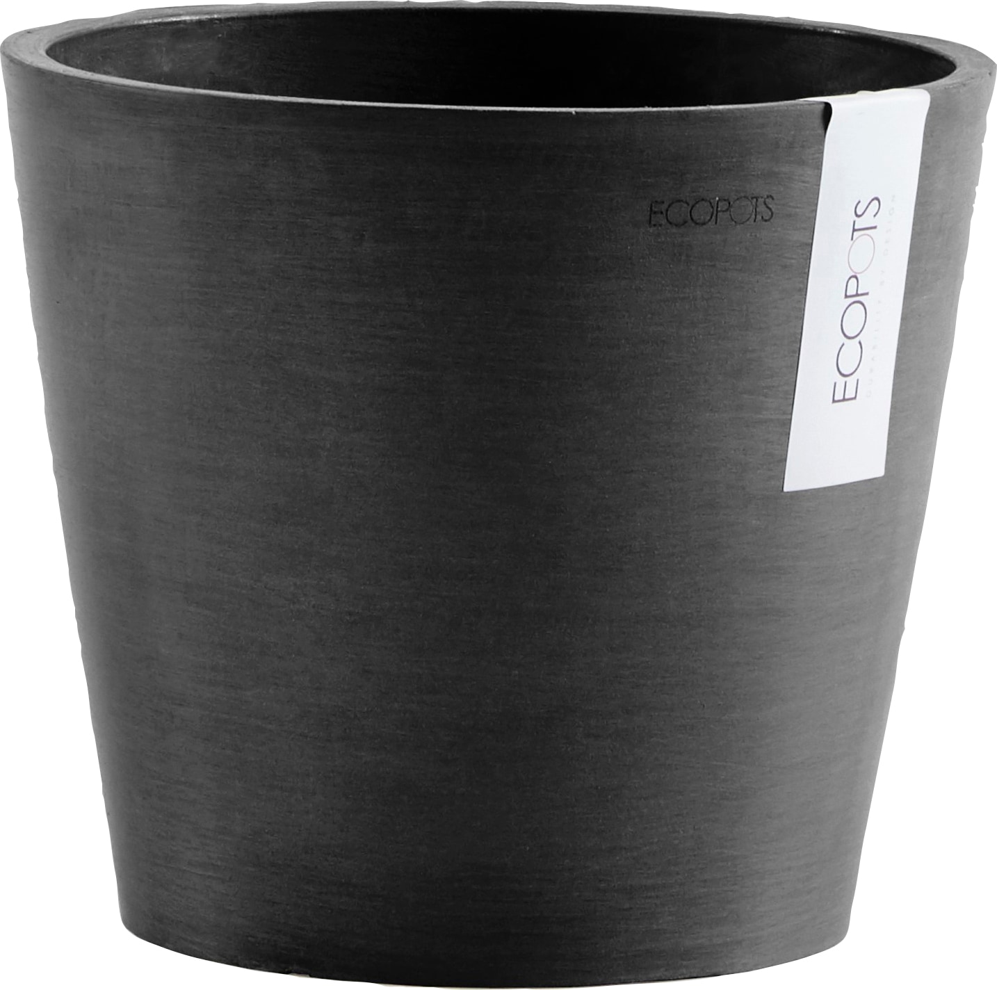 kaufen online mit ECOPOTS Dark »AMSTERDAM Grey«, Wasserreservoir cm, 20x20x17,5 Blumentopf BxTxH: