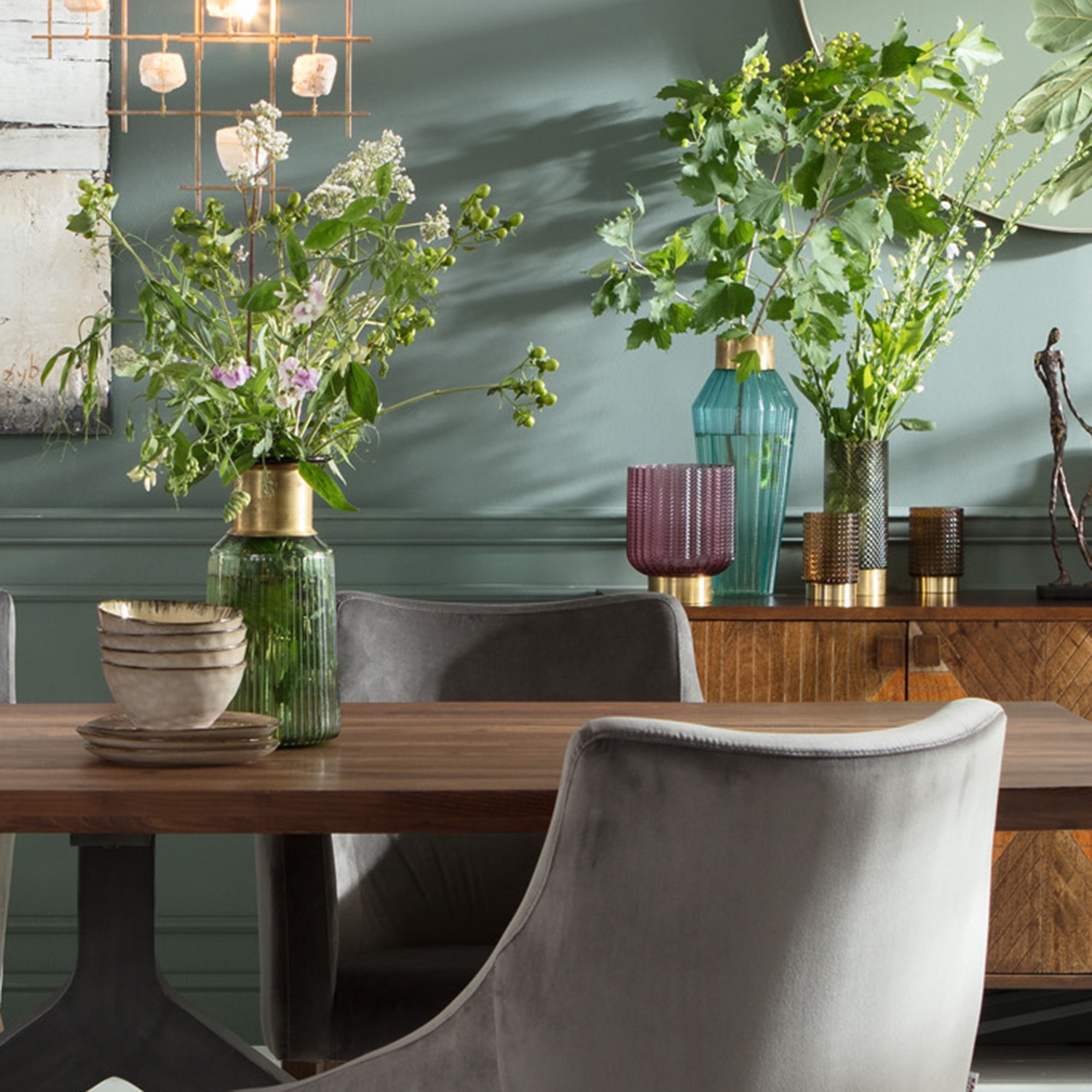 Kare Design Tischvase »Vase Barfly Green 30cm« günstig online kaufen