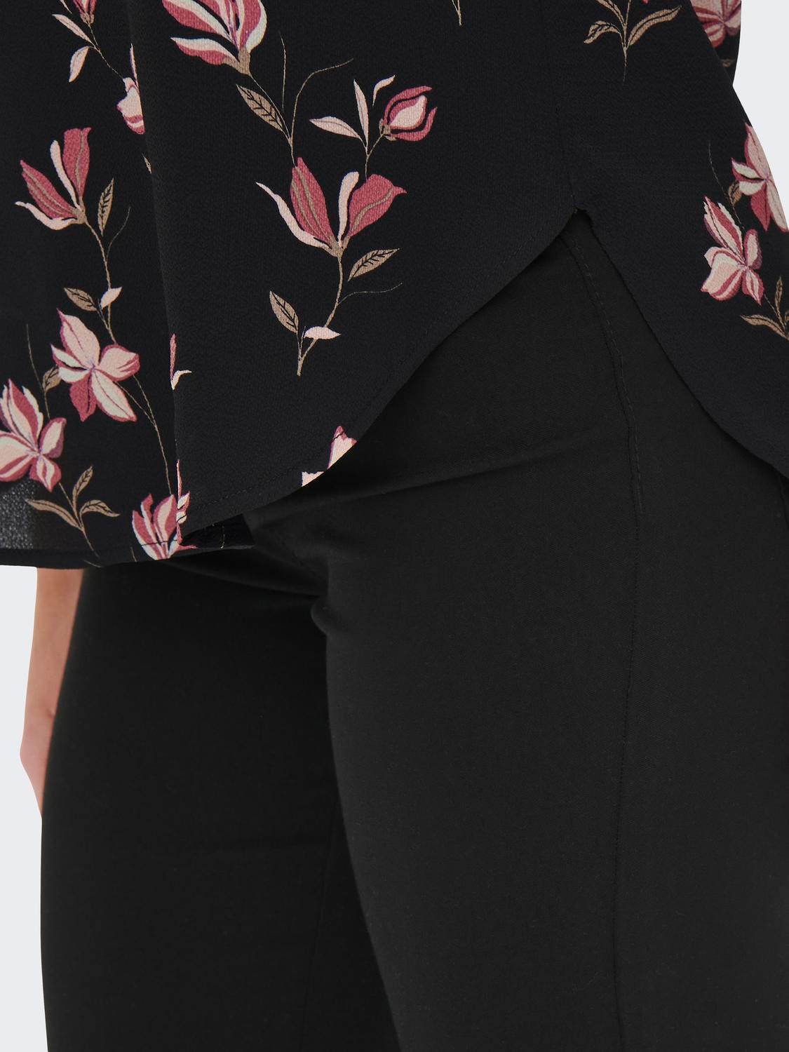 ONLY Shirtbluse »ONLVIC S/S AOP TOP NOOS PTM« mit Allover Druck