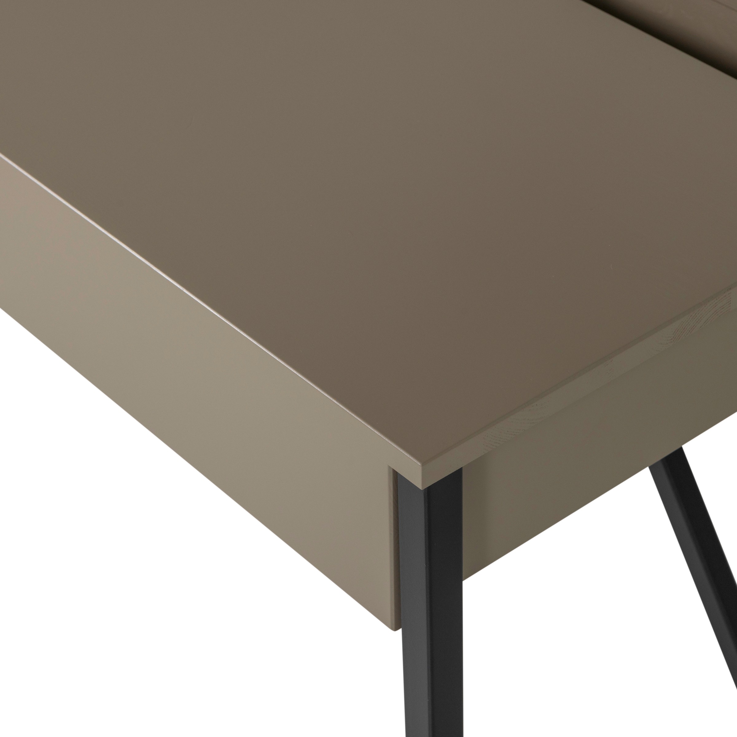 WOOOD Schreibtisch »New Julius FSC®-Kiefernholz mit Schublade, lackiert B126xT53xH75 cm« Tragkraft Blatt 20 kg, sichtbare Maserung, einfach zu montieren