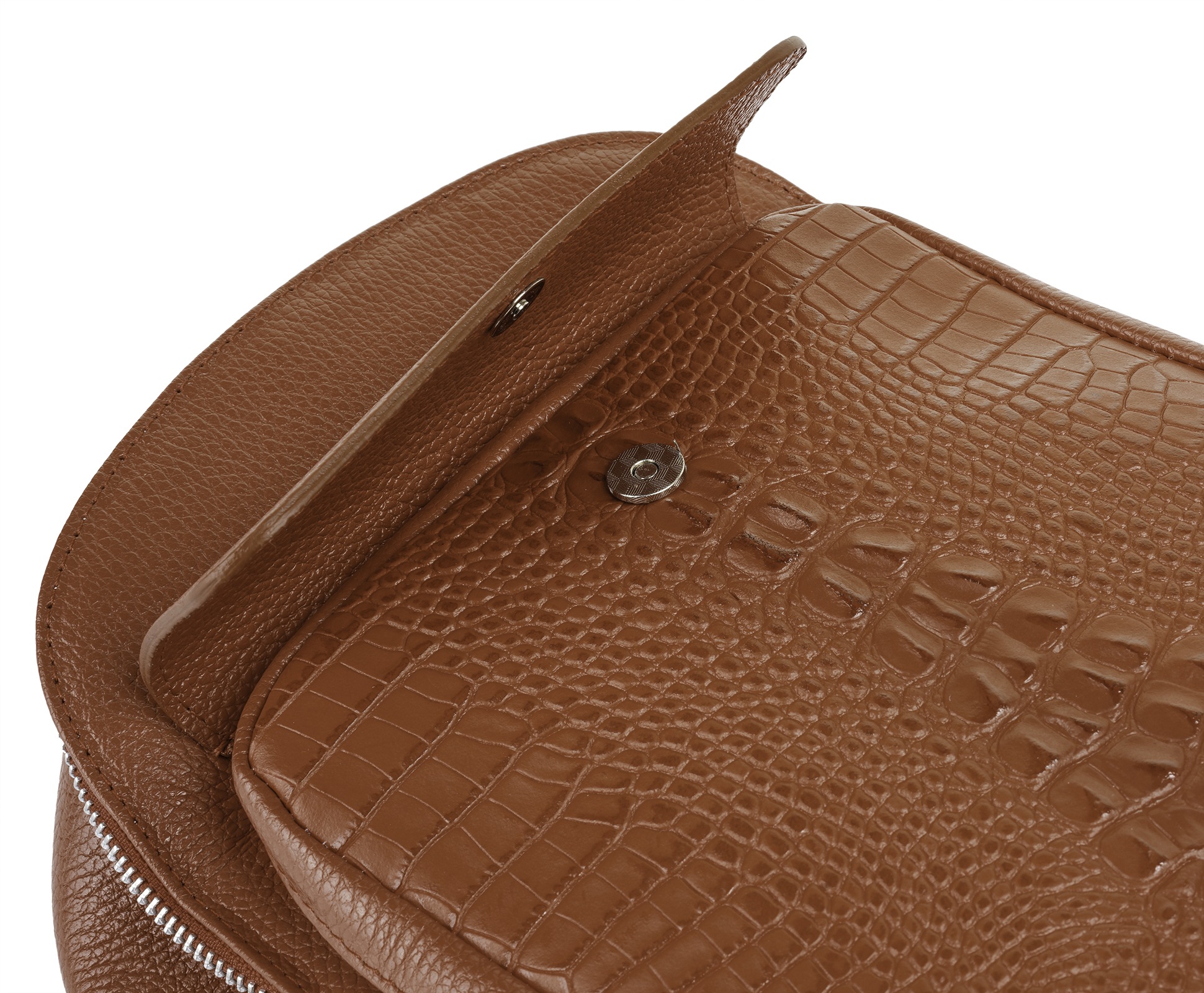 Cluty Cityrucksack, echt Leder, Made in Italy