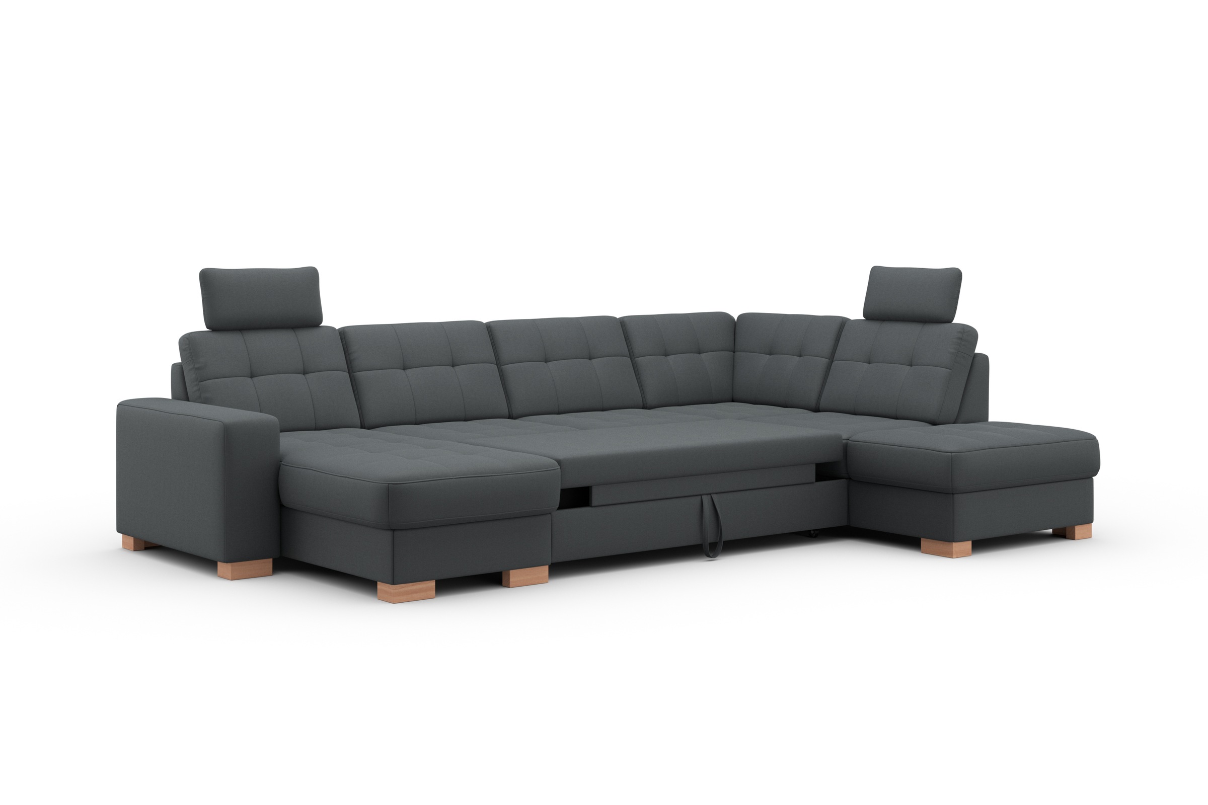 sit&more Wohnlandschaft »Quincy U-Form«, wahlweise mit Bettfunktion und Bettkasten