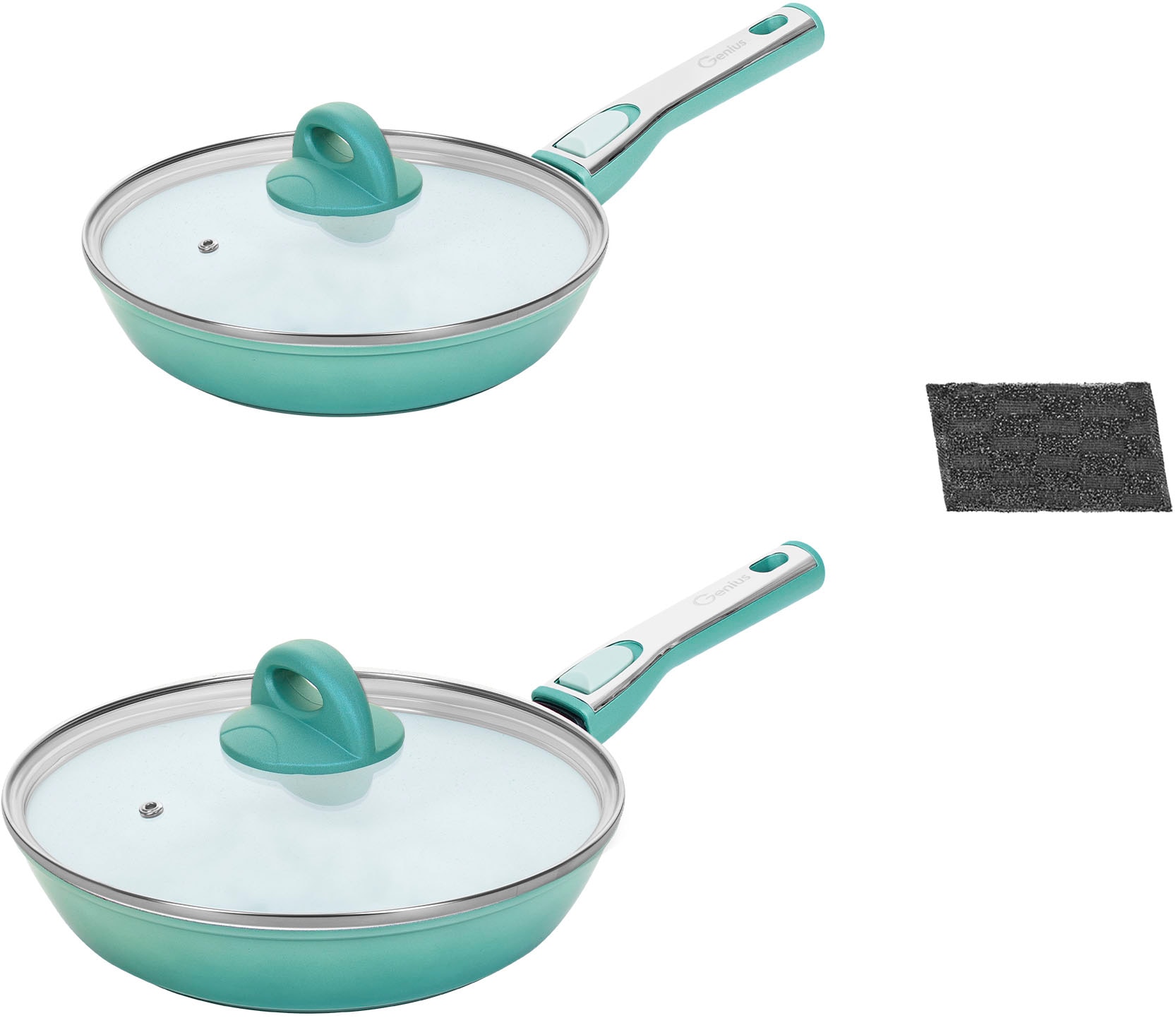 Genius Pfannen-Set »Cerafit Revolution Ø 24 cm 28 cm«, Keramik, (Set, 6 tlg günstig online kaufen