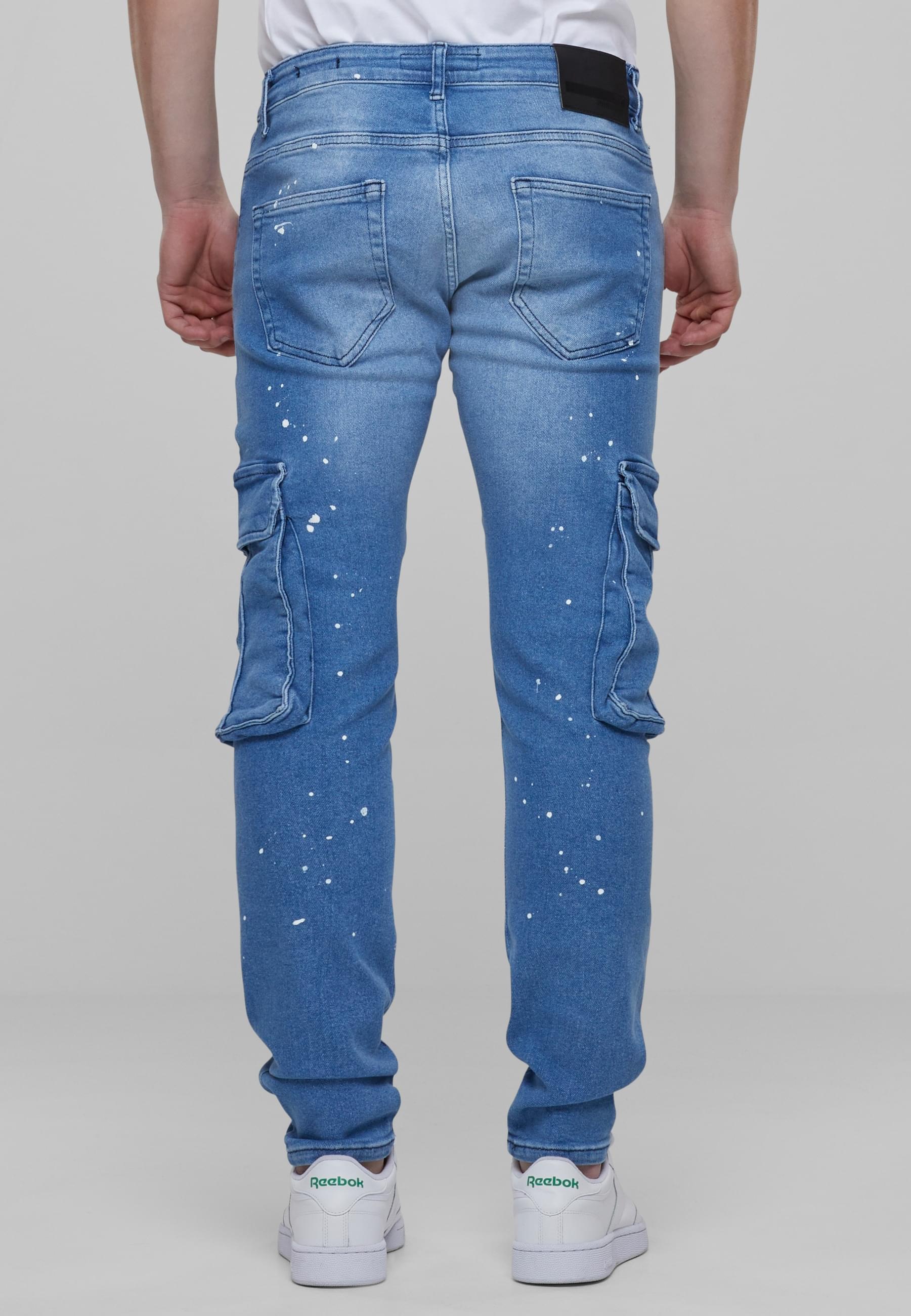 2Y Studios Bequeme Jeans »2Y Studios Herren 2Y Skinny Fit Pocket Cargo Skull Jeans«