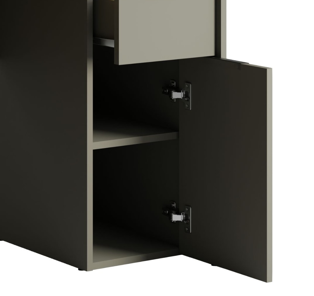 OTTO home Schreibtisch »Peoria Computertisch mit Monitoraufsatz & Towerfach, viel Stauraum« Büroschreibtisch, Gamingtisch mit Schublade, modern, Breite 160 cm