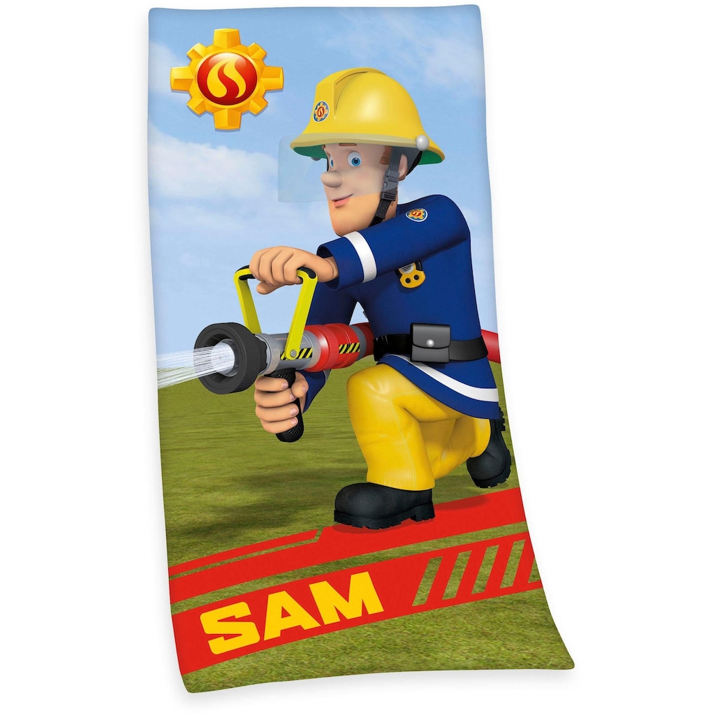 Feuerwehrmann Sam Badetuch »Feuerwehrmann Sam«, (1 St.)