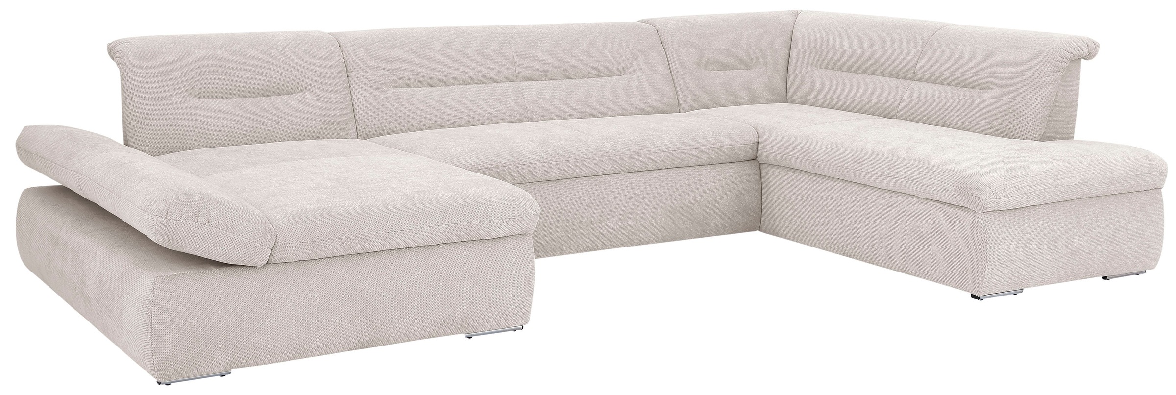 INOSIGN Wohnlandschaft »Avesa U-Form«, Wahlweise mit Armteilverstellung und Bettfunktion, B/T/H: 355/216/80cm