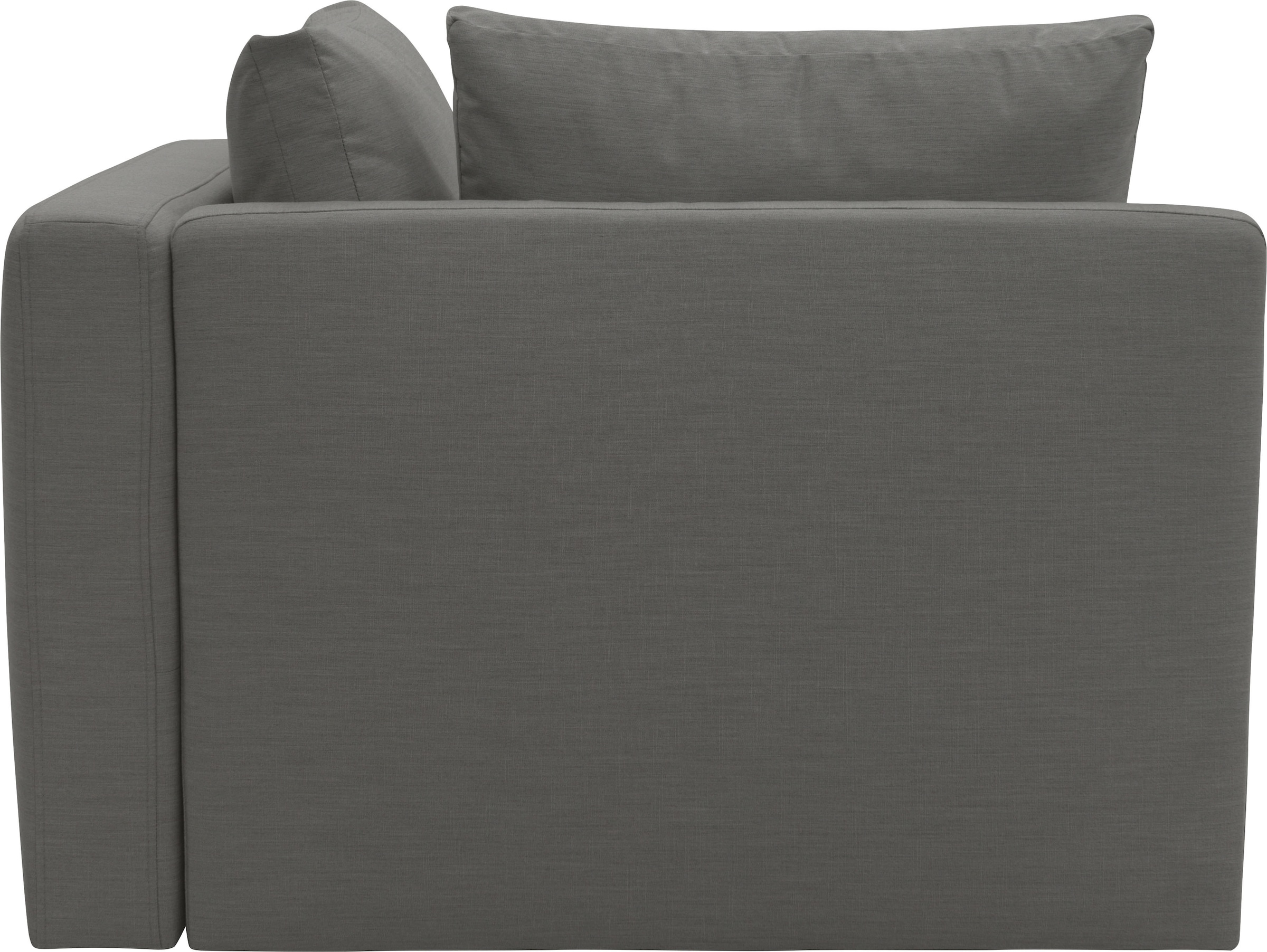 DOMO collection Sofa-Eckelement »Solskin, individuell erweiterbar/kombinierbar«, mit losen Kissen. Rücken- und Seitenteile als Stecksystem.