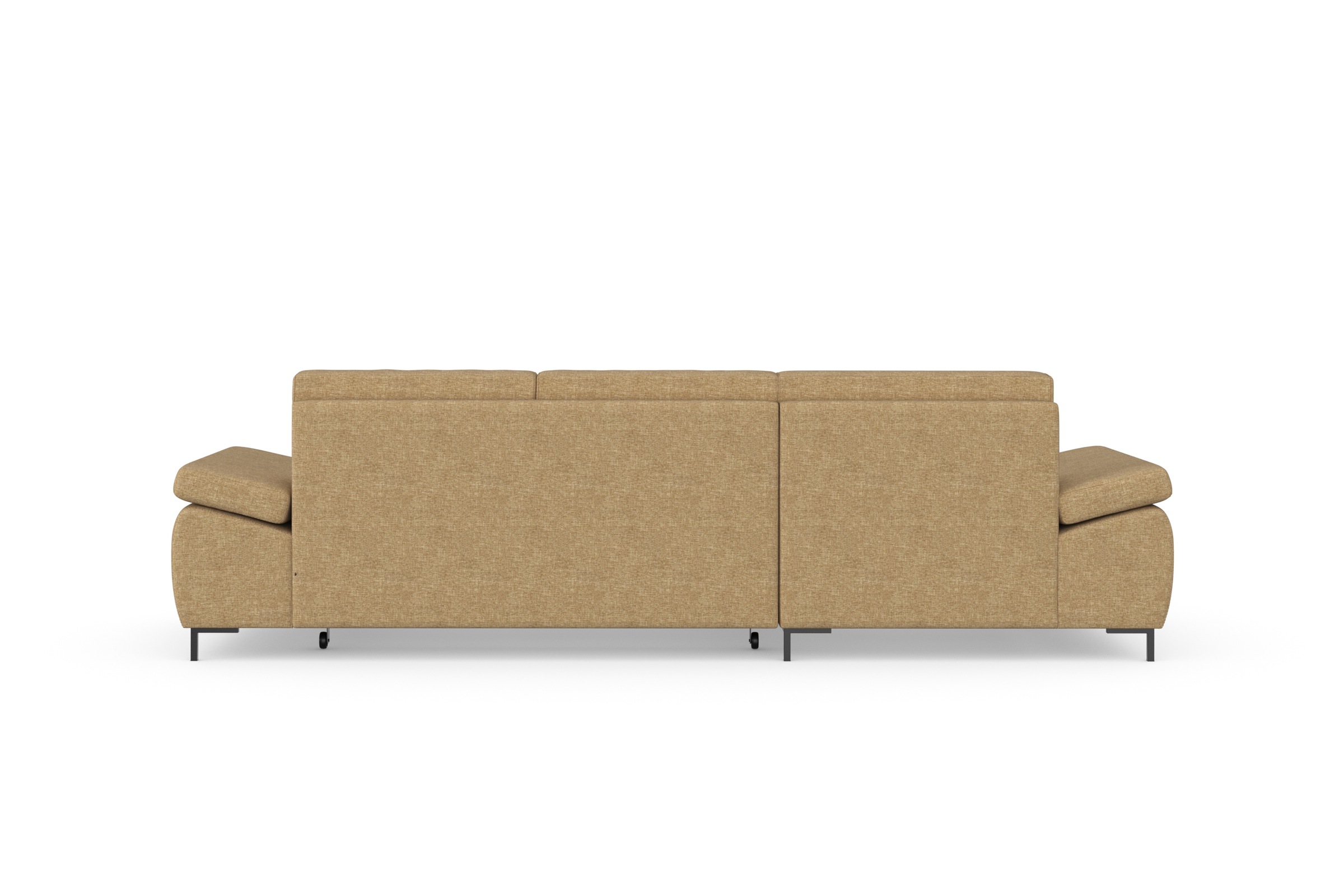 DOMO collection Ecksofa »Capelo L-Form«, mit Armteilverstellung, wahlweise mit Bettfunktion, Federkern