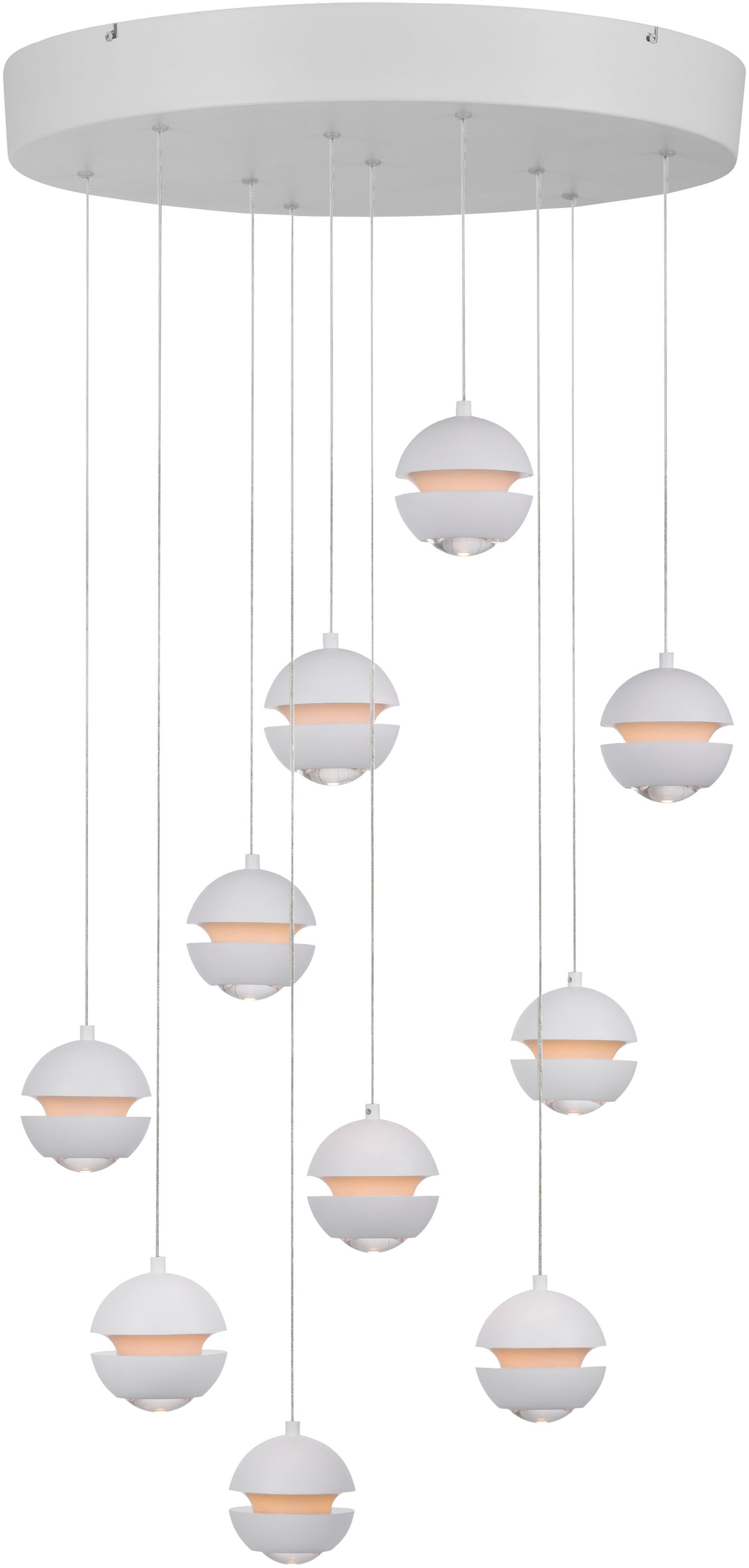 SCHÖNER WOHNEN-Kollektion LED Pendelleuchte »LINI« LED-Board 1 Stk. Warmweiß SCHÖNER WOHNEN Kollektion, 3-Stufen Dimmer, Comfort-Lift
