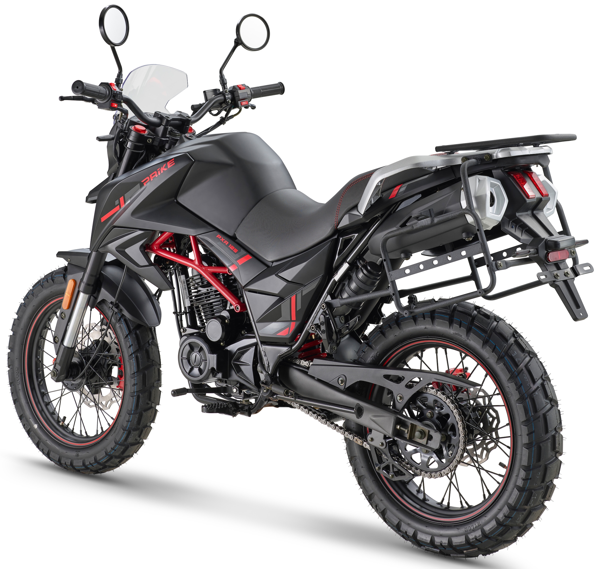 PRIKE Motorrad »PXA 125 Adventure, E5+« 124 cm³ 85 km/h Euro 5+ 9,9 7,3 kW, 9,9 PS, CBS, 125er Reise-Enduro, digitales Cockpit