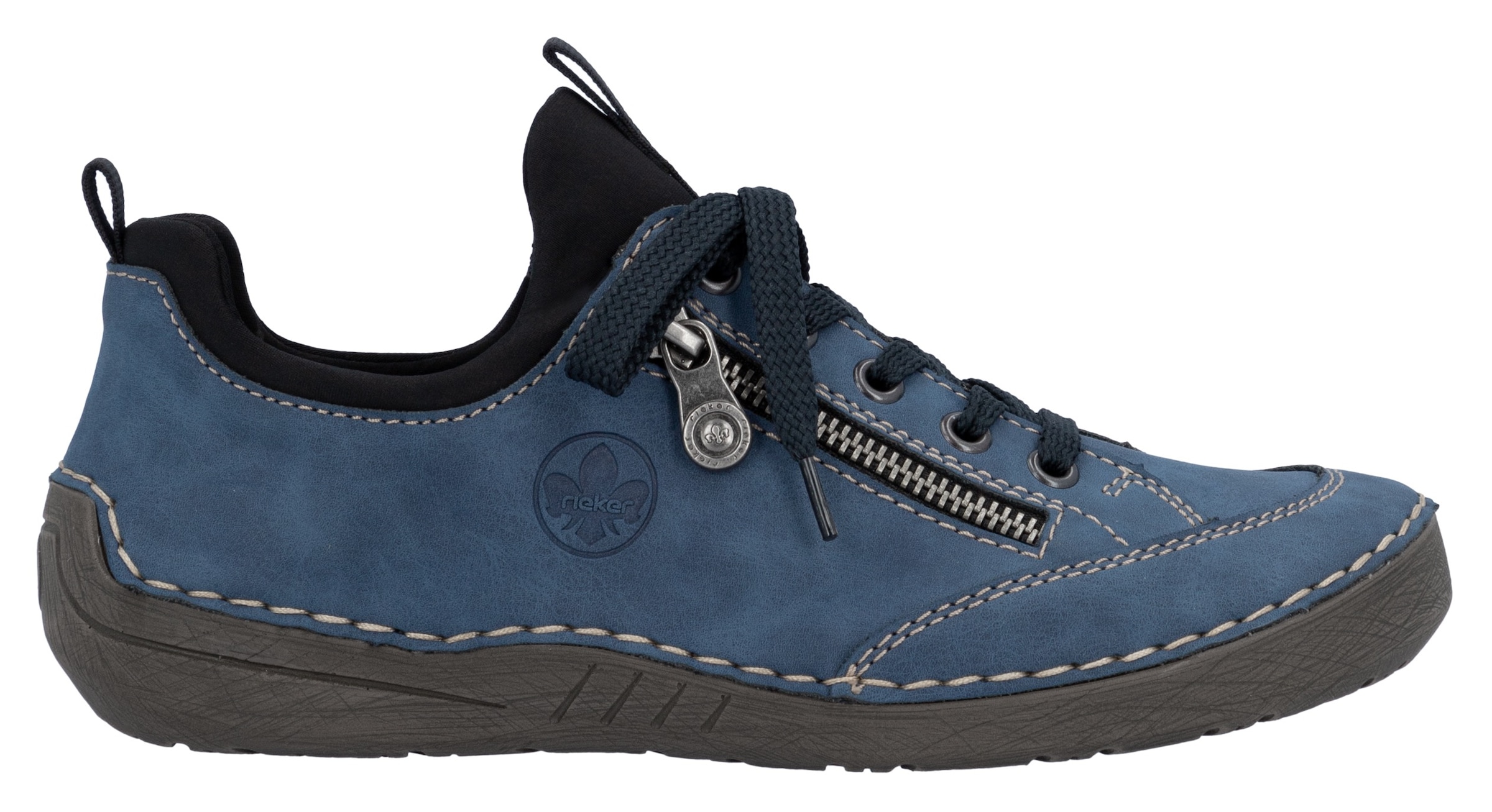 Rieker Slip-On Sneaker, Slipper, Schlupfschuh, mit elastischem Einschlupf