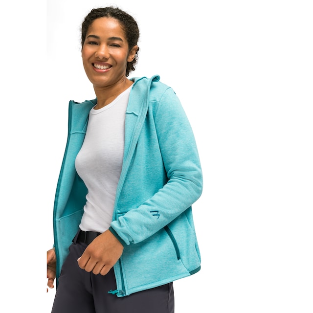 Maier Sports Fleecejacke »Fave W«, Damen Fleece mit verstellbarer Kapuze,  atmungsaktiver Zip-Hoodie online kaufen