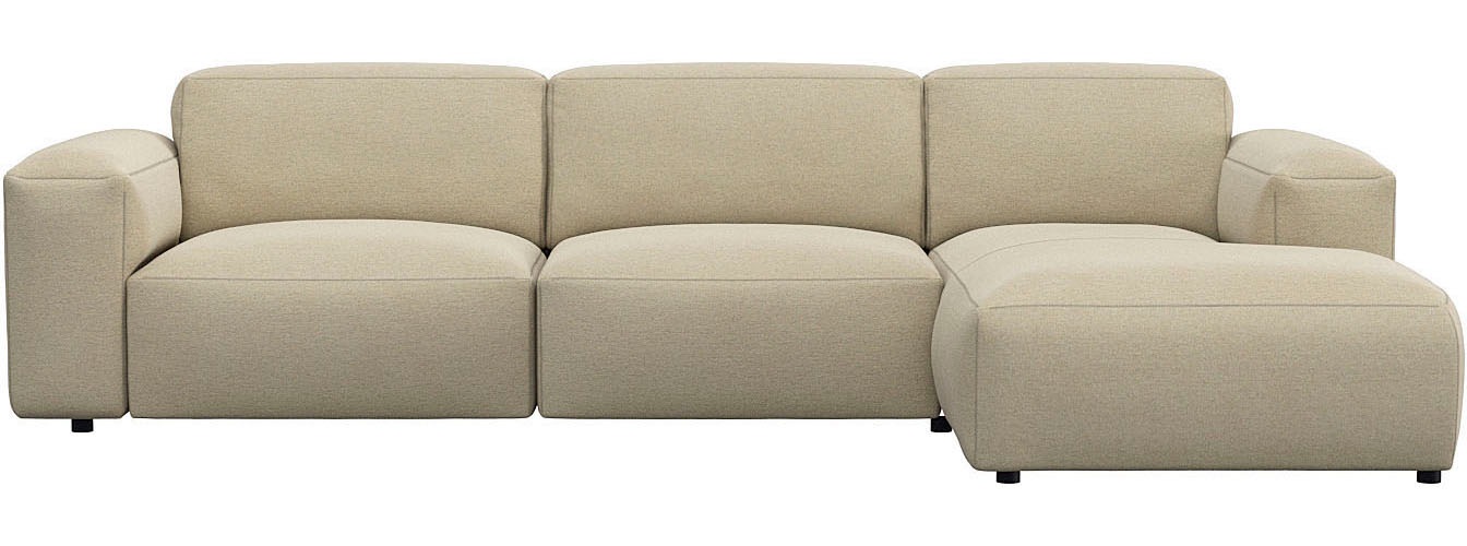 FLEXLUX Ecksofa »Lucera bequem und komfortabel durch hochwertigen Sitzaufba günstig online kaufen