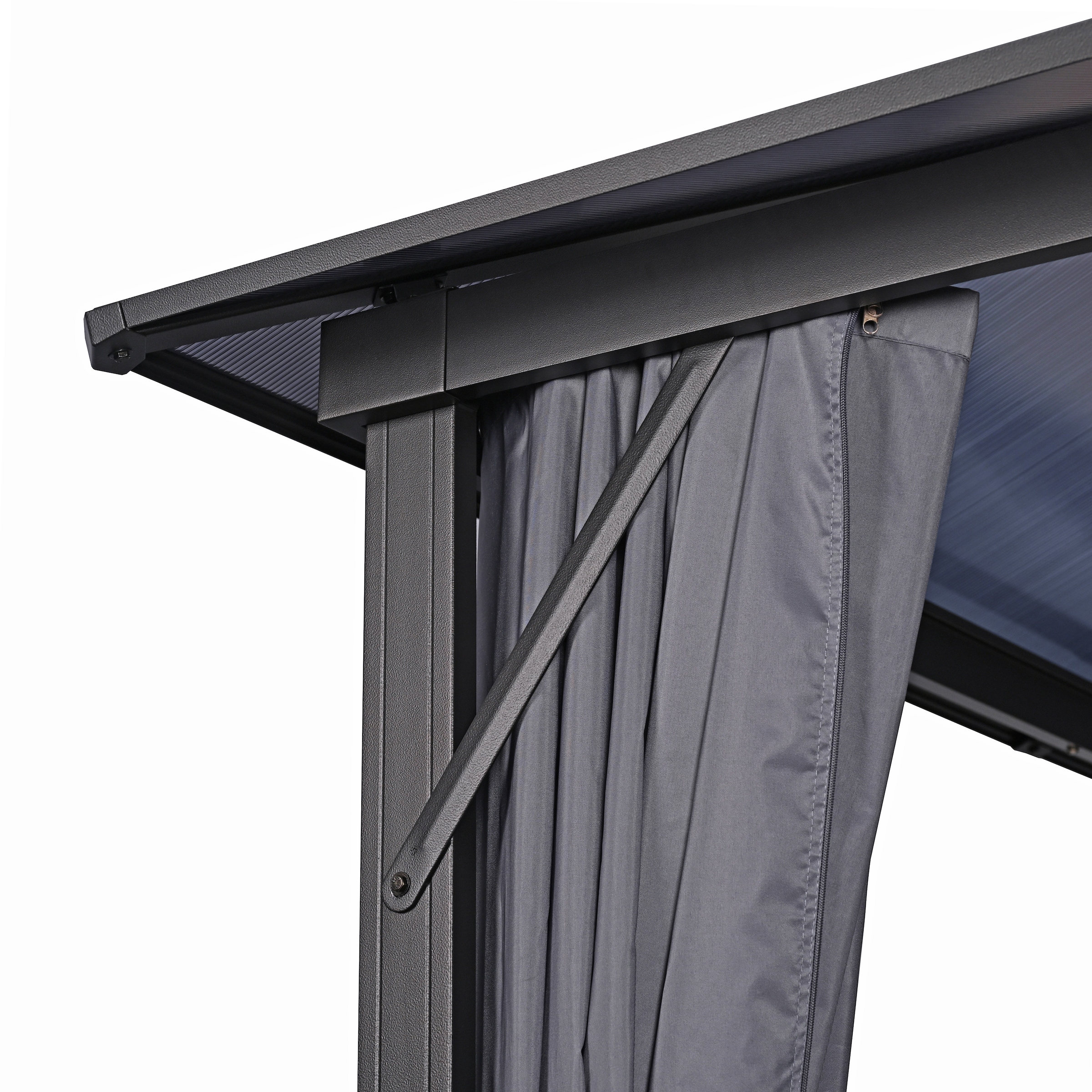 KONIFERA Pavillon »Aruba« BxT: 3x4m, robustes Aluminiumgestell mit PC-Dach