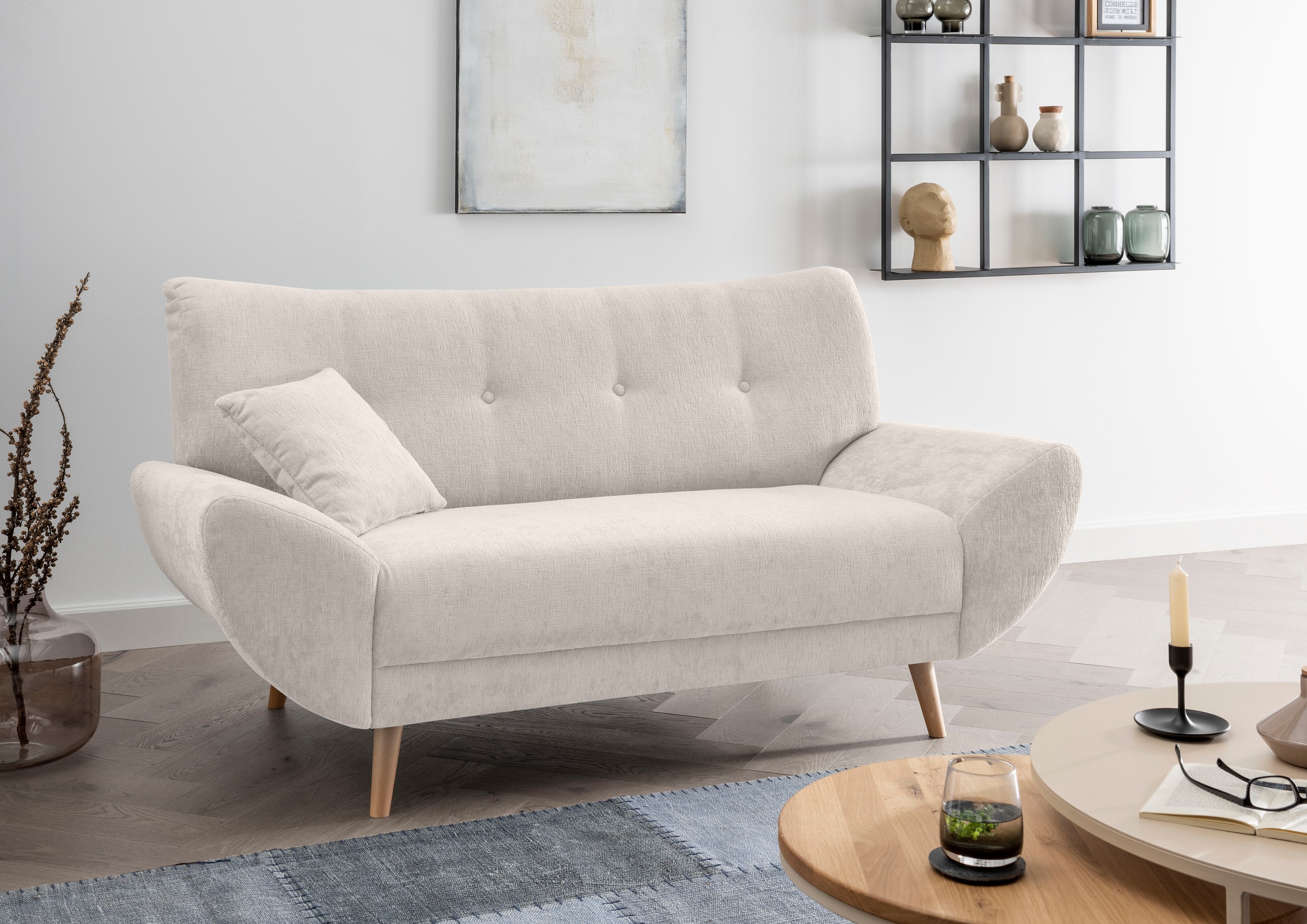 Home affaire Polstergarnitur »Basta« 3-2-1, 3 tlg. tlg. günstig online kaufen