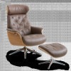 FLEXLUX Fußhocker »Volden Beinstütze, pflegeleicht, skandinavisches Design, hoher Komfort«, für Beinauflage zur besseren Entspannung, robuster Alu Fuß, Holzrahmen