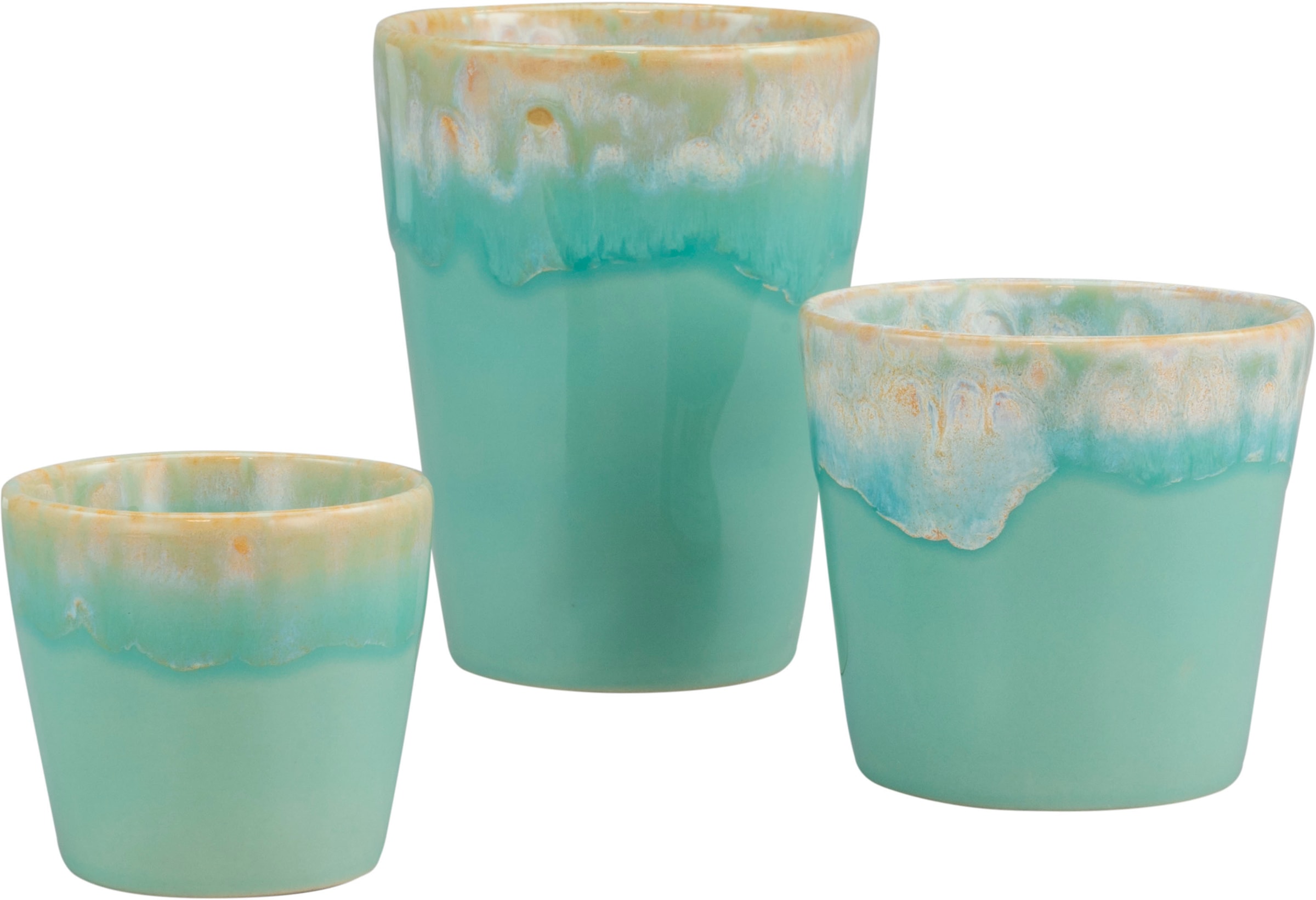 CreaTable Becher »Kaffeebecher Gespresso«, (Set, 6 tlg.), 36 cl, Tassen Set, 6-teilig, Made in Europe