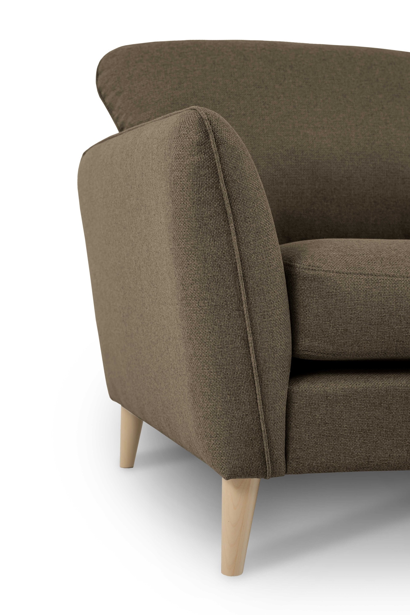 Home affaire 2-Sitzer »MARSEILLE Sofa 170 cm«, mit Massivholzbeinen aus Eiche, verschiedene Bezüge und Farbvarianten