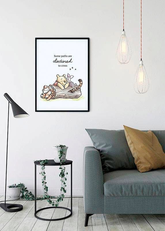 Komar Bild »Winnie the Pooh Path«, Disney, (1 St.), Wandbild zur Dekoration im Kinderzimmer - ohne Rahmen