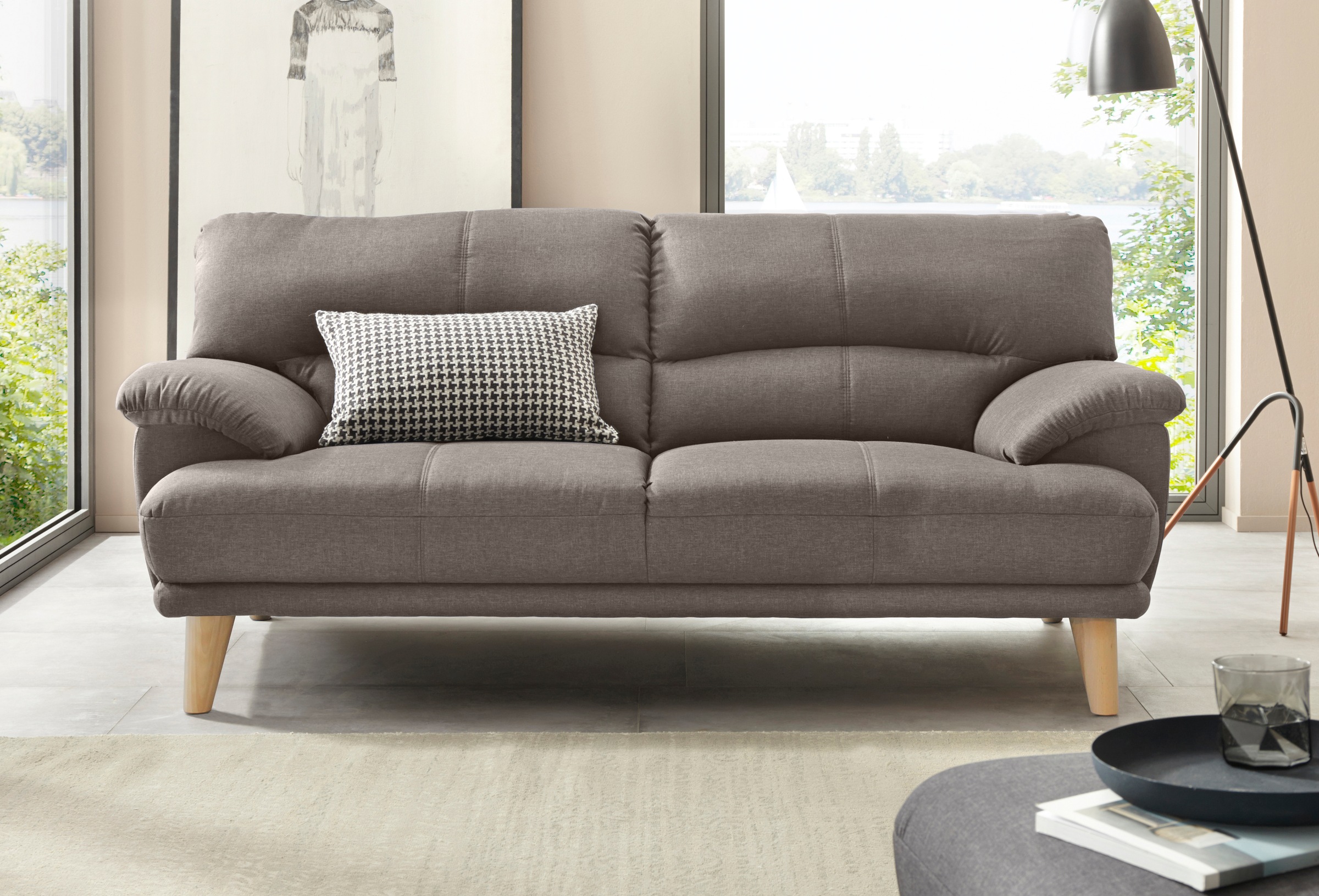 TRENDMANUFAKTUR 3-Sitzer »Cecilia, Sofa in italienischem Design«, mit tolle günstig online kaufen
