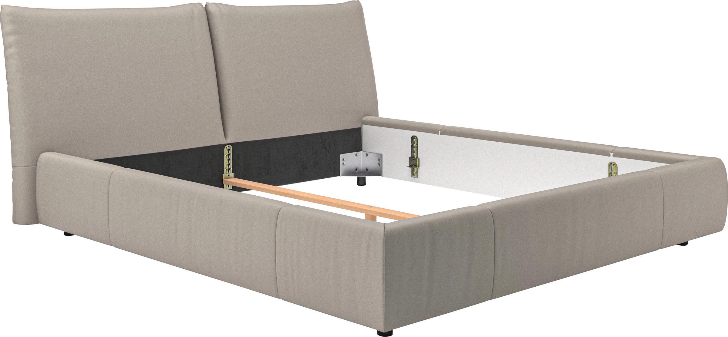 PLACES OF STYLE Polsterbett "Priora in 4 Breiten bis 200cm" auch in NaturLE günstig online kaufen