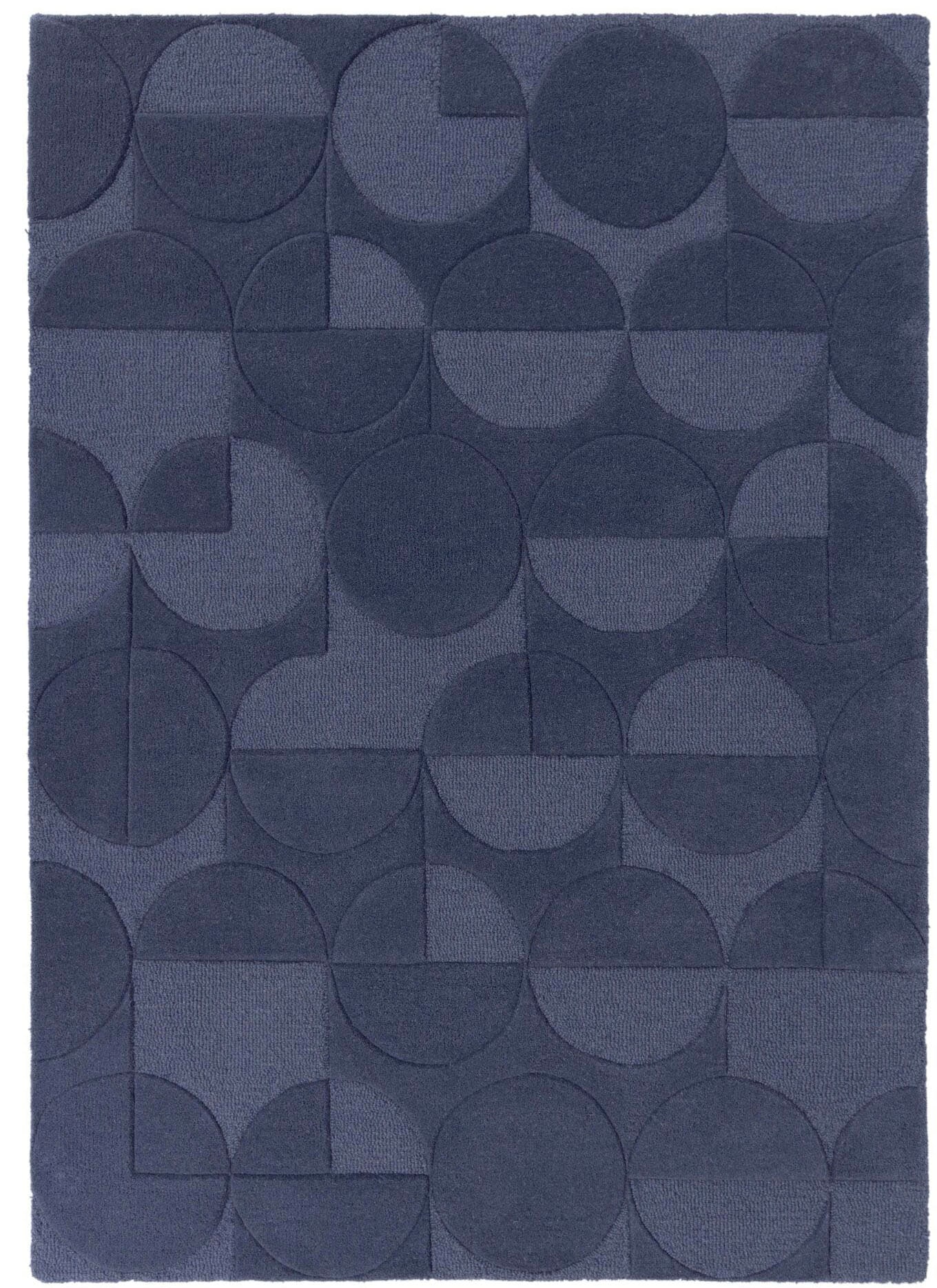 FLAIR RUGS Wollteppich »Gigi«, 8 mm Höhe, aus 100% Wolle, geometrisches Des günstig online kaufen