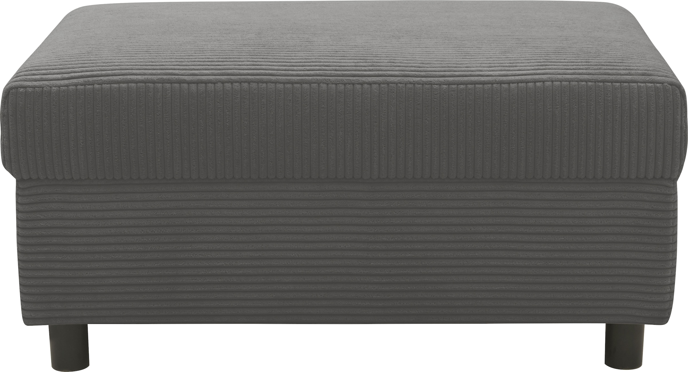 DOMO collection Polsterhocker »Turah 2 in Cord oder Luxus-Microfaser«, moderner Polsterhocker, passend zum Ecksofa, B/T/H: 83/60/44 cm