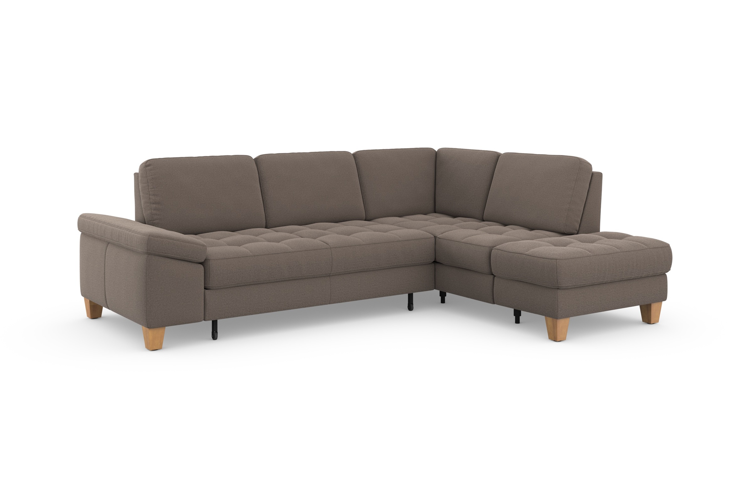 sit&more Ecksofa »Westham L-Form«, mit Ottomane, mit oder ohne Bettfunktion, Bettkasten, Verstellung