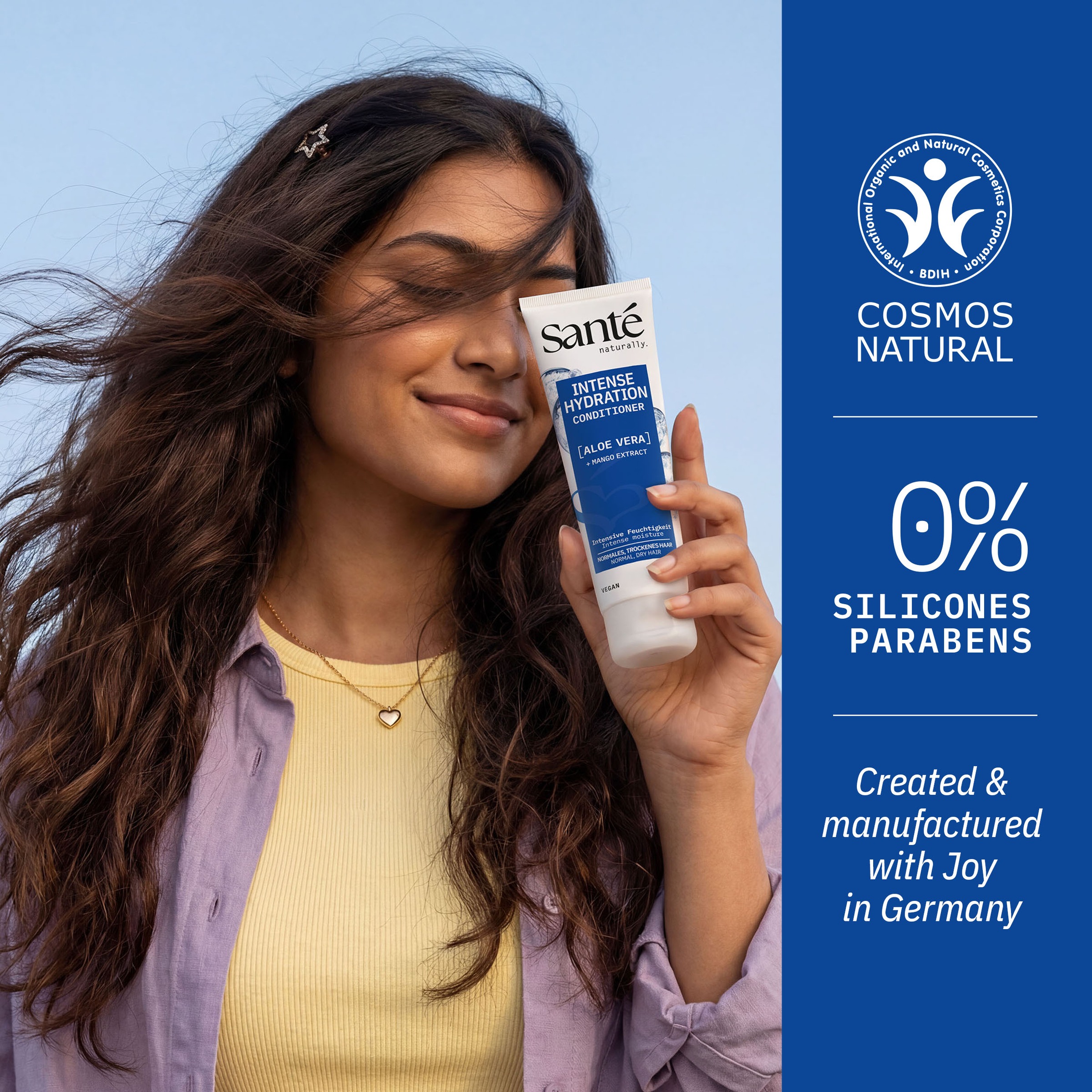 SANTE Haarspülung »Intense Hydration Conditioner« Haarspülung, mit Sonnenblumen-Triglyceriden, für trockenes Haar, vegan