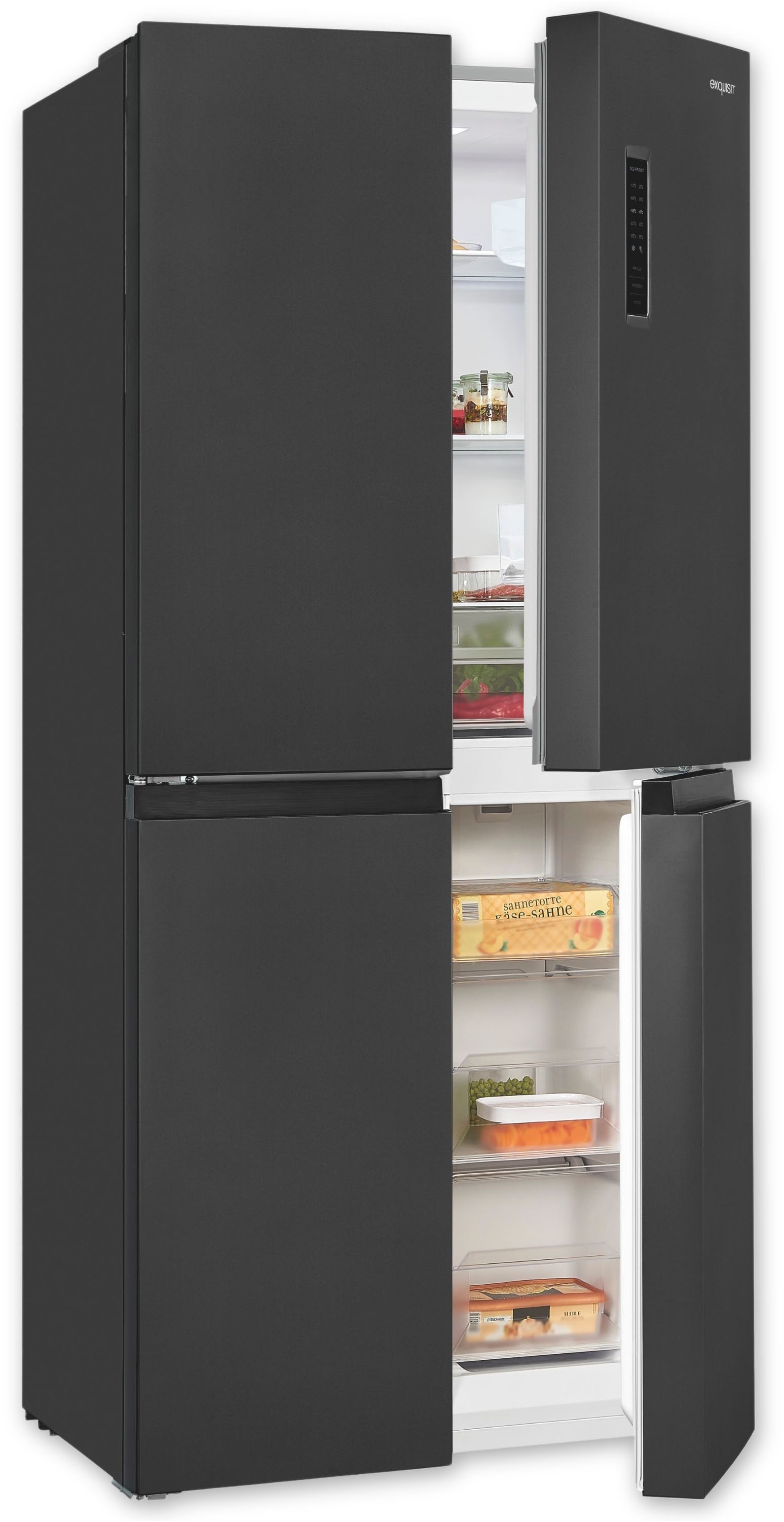 exquisit Multi Door »MD365-125-040D inoxlook-az« günstig online kaufen