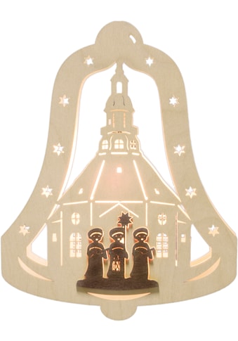 Weigla Beleuchtetes Fensterbild »Kurrendesänger«, (1 St.), Motiv eingerahmt in Glocke kaufen