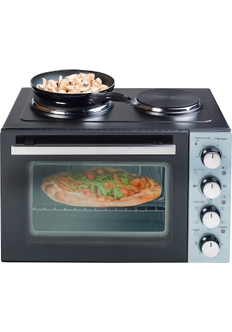 bestron Kleinküche »AOV31CP Crispy & Co«, mit Ofen und Doppelkochplatte, 3200 Watt,... kaufen